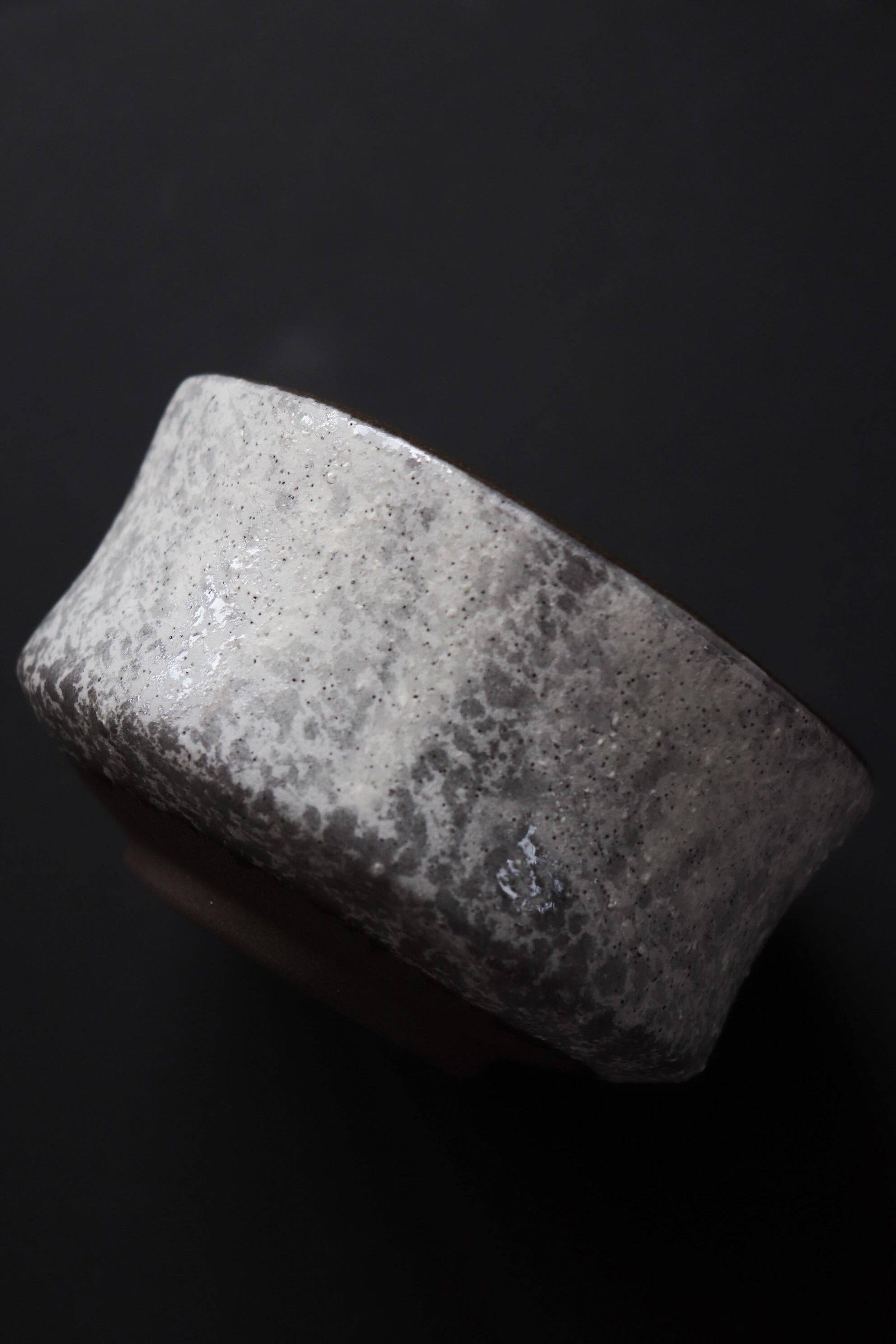 White Snowfield Matcha Bowl | Mino Ware Chawan | Japanese Tea Ceremony Bowl | Wabi Sabi Ceramic Bowl | Made in Japan
