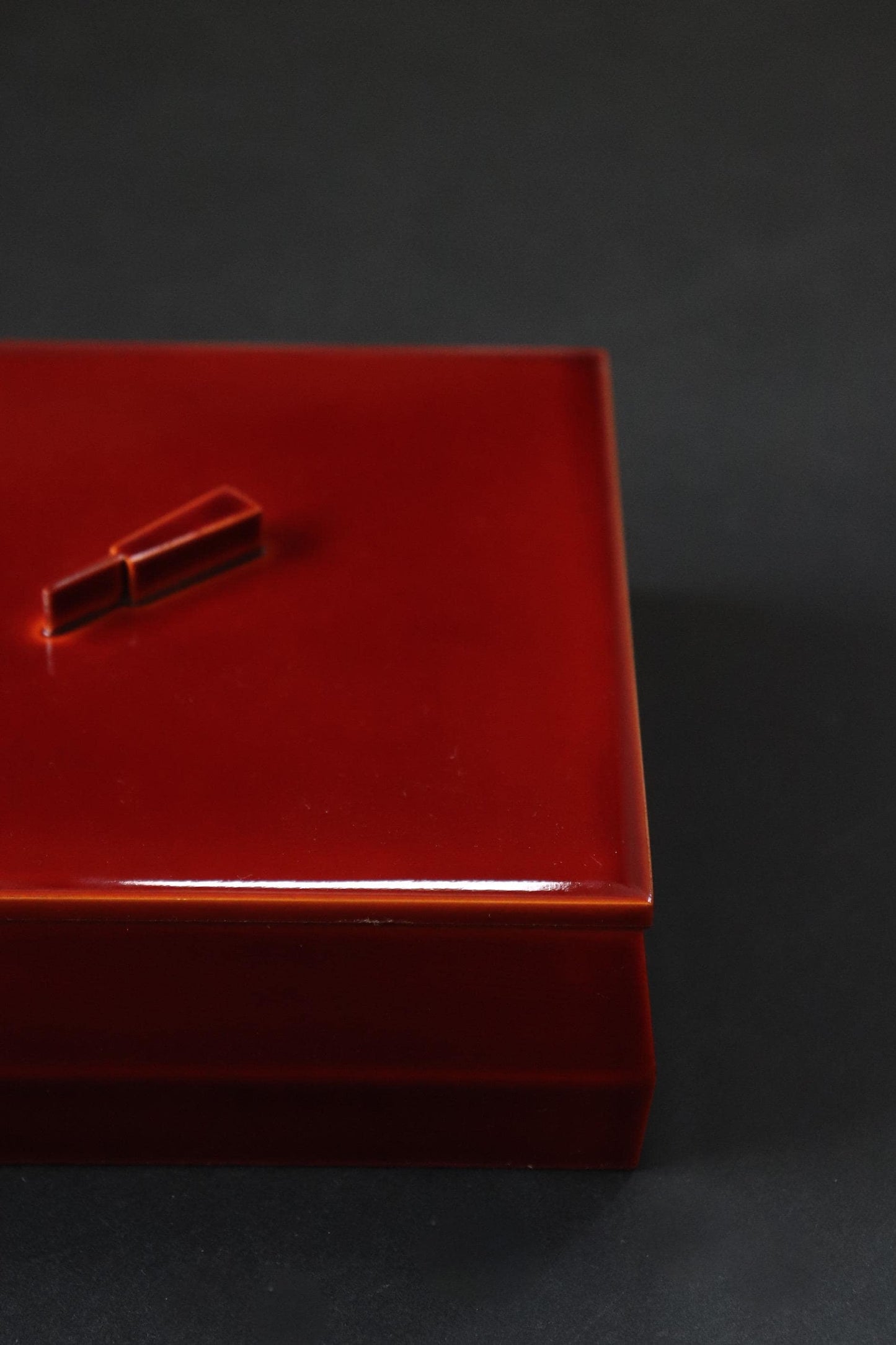 Unused Vintage Hida Takayama Shunkei Nuri Lacquer Box, Square Japanese Urushi Wagashi Container, Tea Ceremony Decor