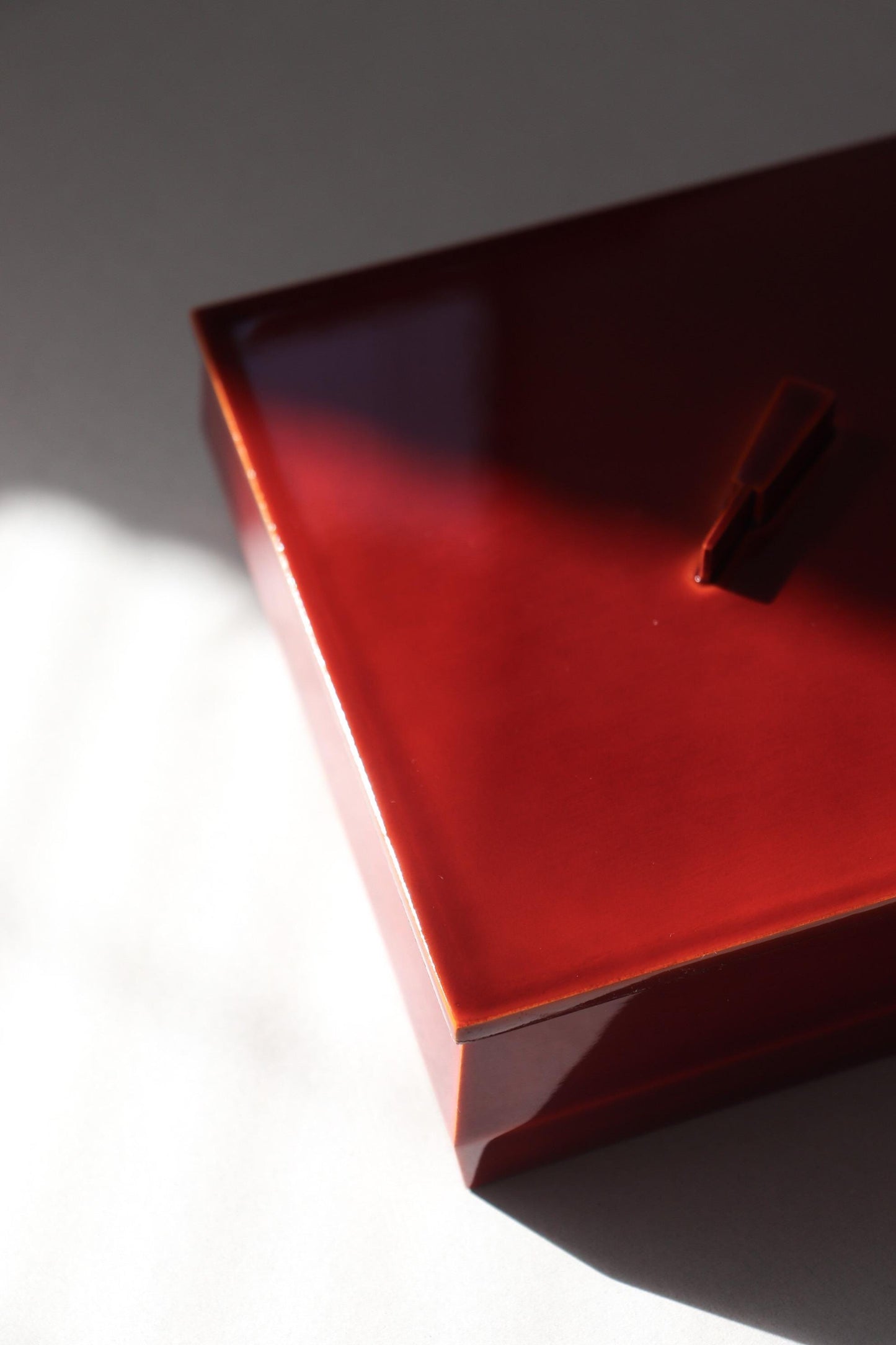 Unused Vintage Hida Takayama Shunkei Nuri Lacquer Box, Square Japanese Urushi Wagashi Container, Tea Ceremony Decor