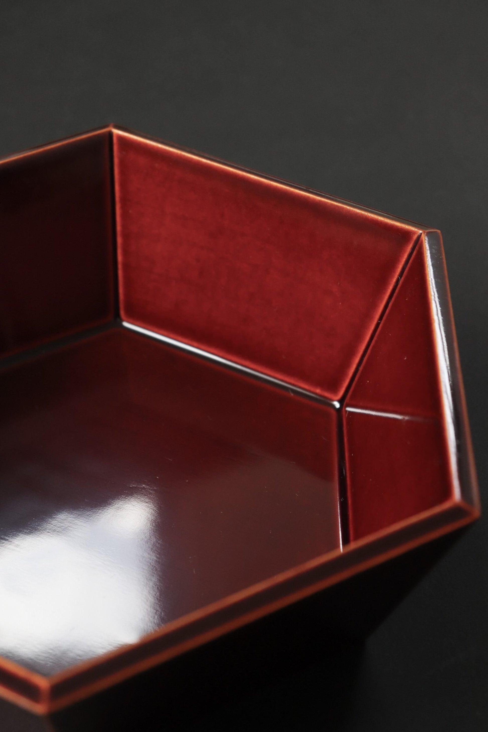 Unused Vintage Hida Takayama Shunkei Nuri Lacquer Box, Hexagonal Japanese Urushi Container, Wagashi Sweets Box, Tea Ceremony Decor
