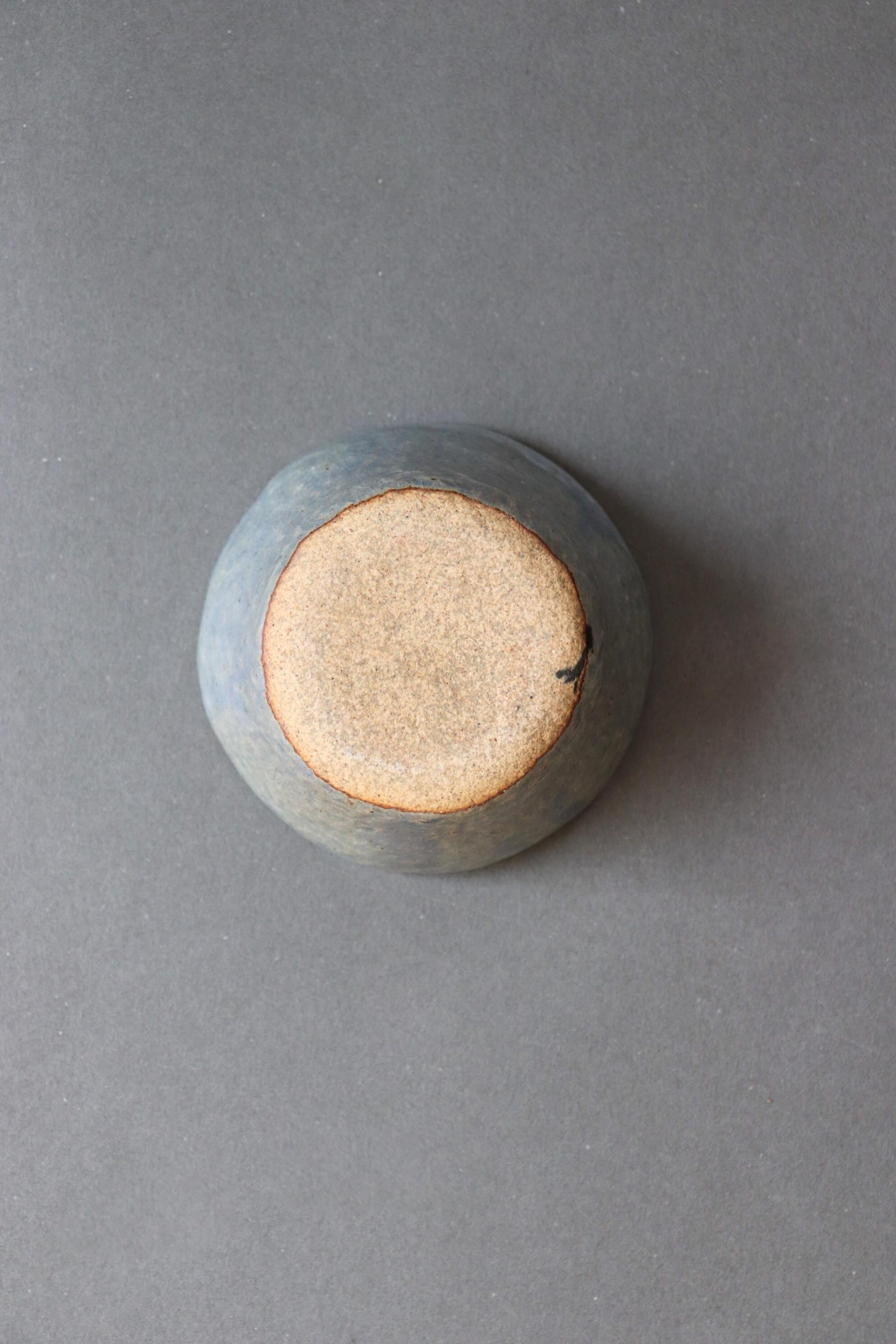 One-of-a-Kind Japanese Ceramic Kobachi Bowl | Handmade Numa Blue Small Bowl | Wabi Sabi Pottery Dish | Made in Japan | 180ml