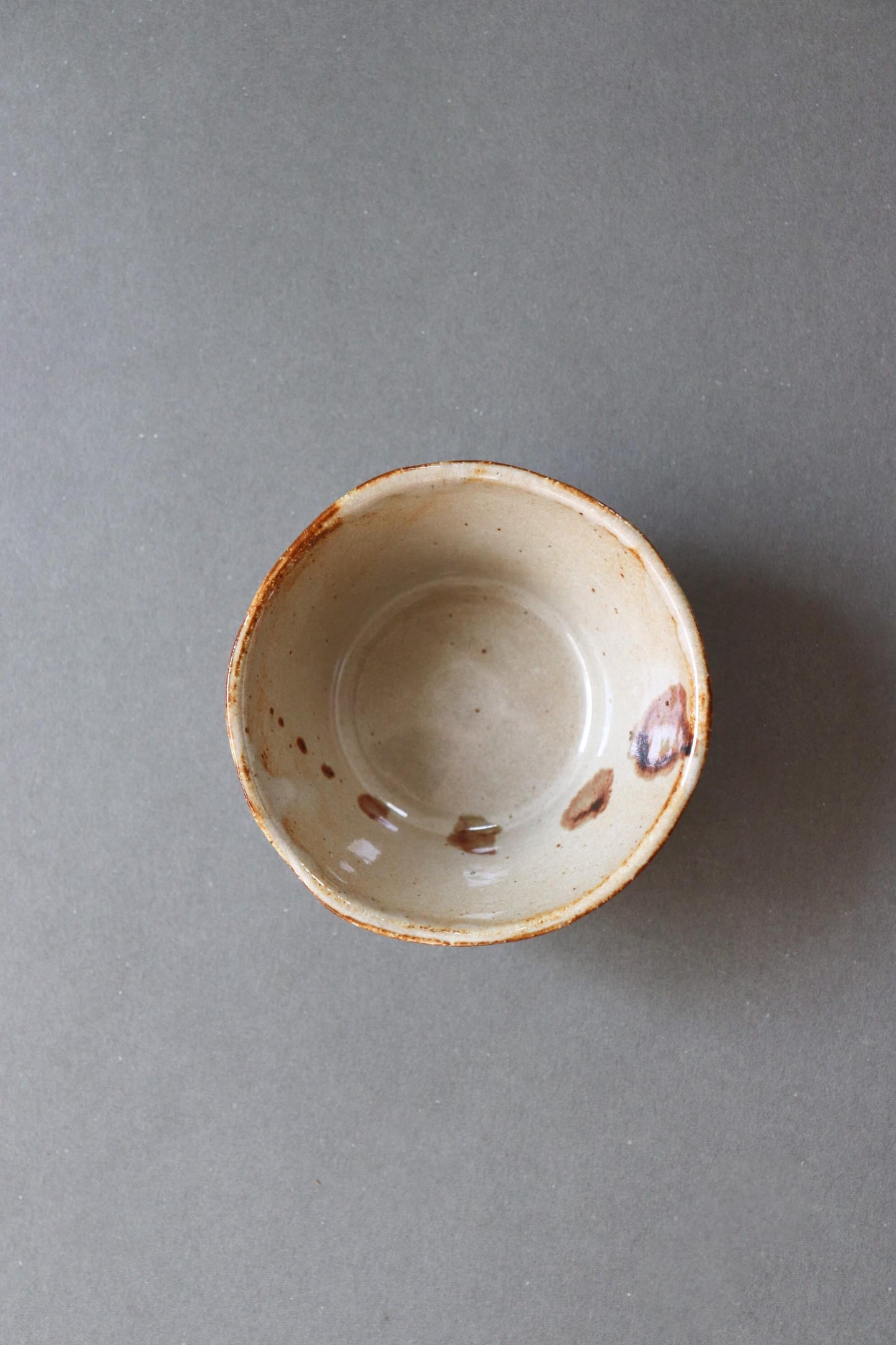 One-of-a-Kind Japanese Ceramic Kobachi Bowl | Handmade Pottery Bowl | Rustic White Glaze Serving Dish |Wabi Sabi Artisan Bowl |Made in Japan