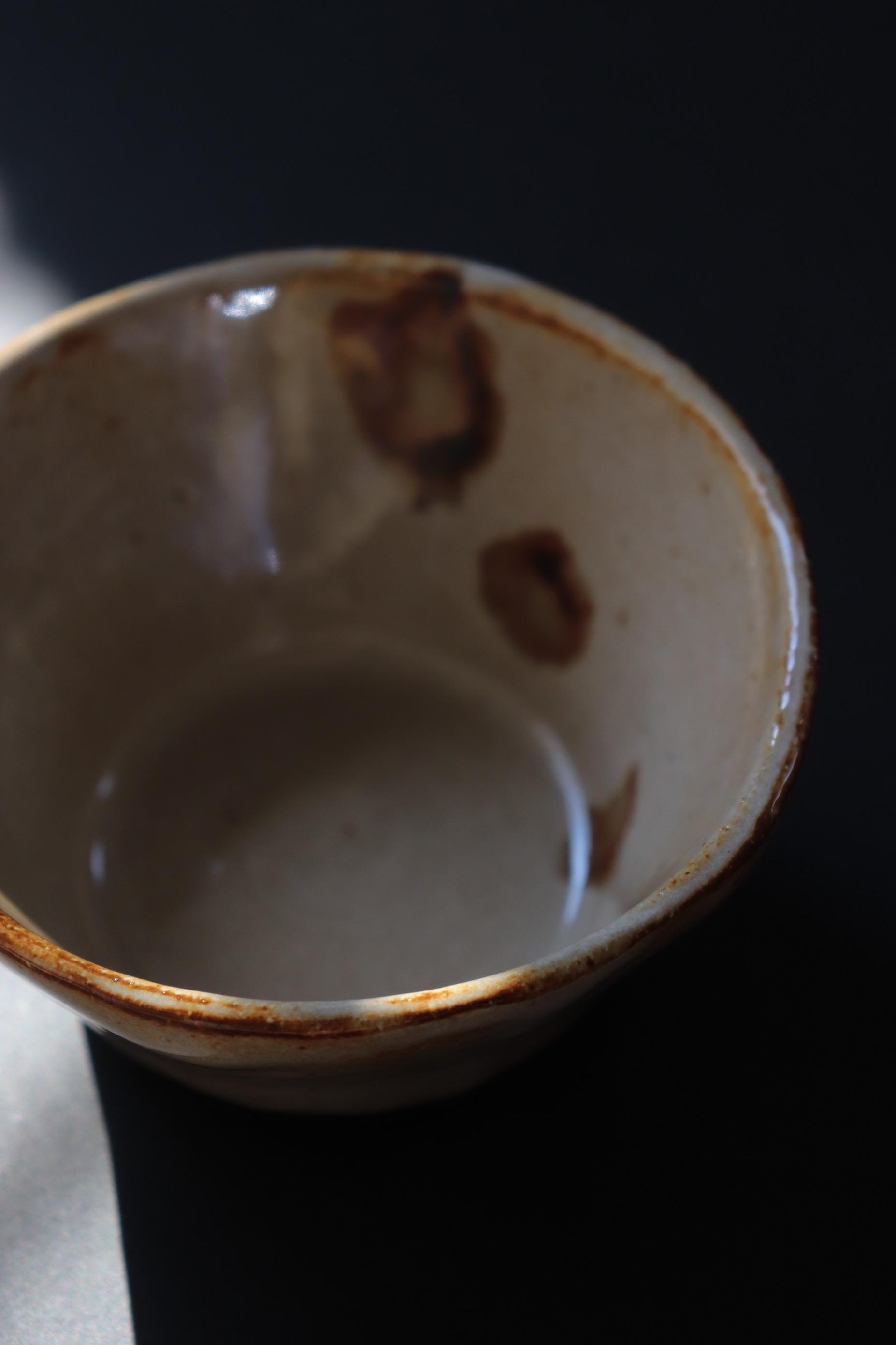 One-of-a-Kind Japanese Ceramic Kobachi Bowl | Handmade Pottery Bowl | Rustic White Glaze Serving Dish |Wabi Sabi Artisan Bowl |Made in Japan