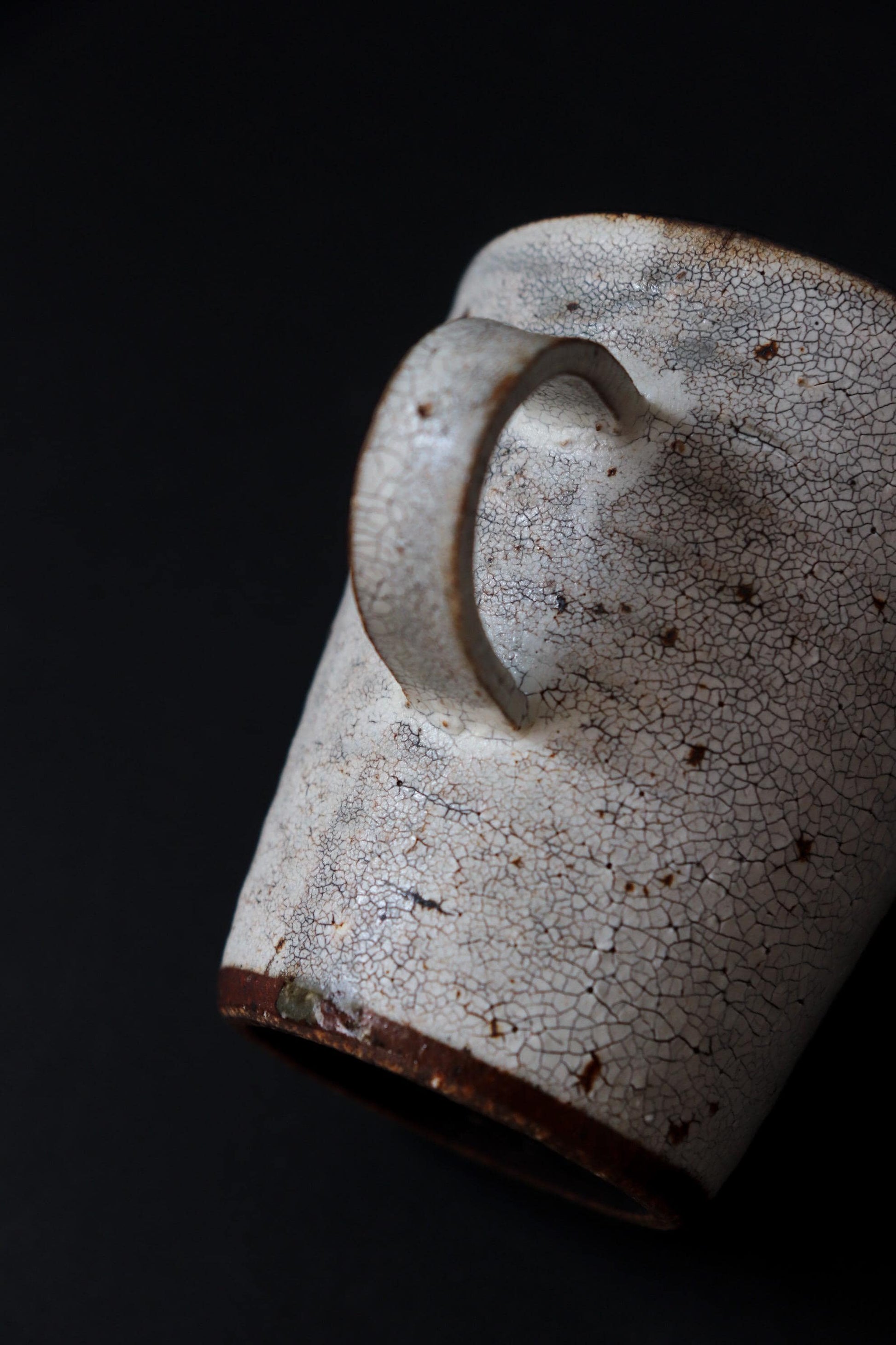 Japanese Handmade Kairagi Mug | One-of-a-Kind Ceramic Coffee Cup | Wabi Sabi Pottery Mug | Made in Japan | 180ml Tea Cup