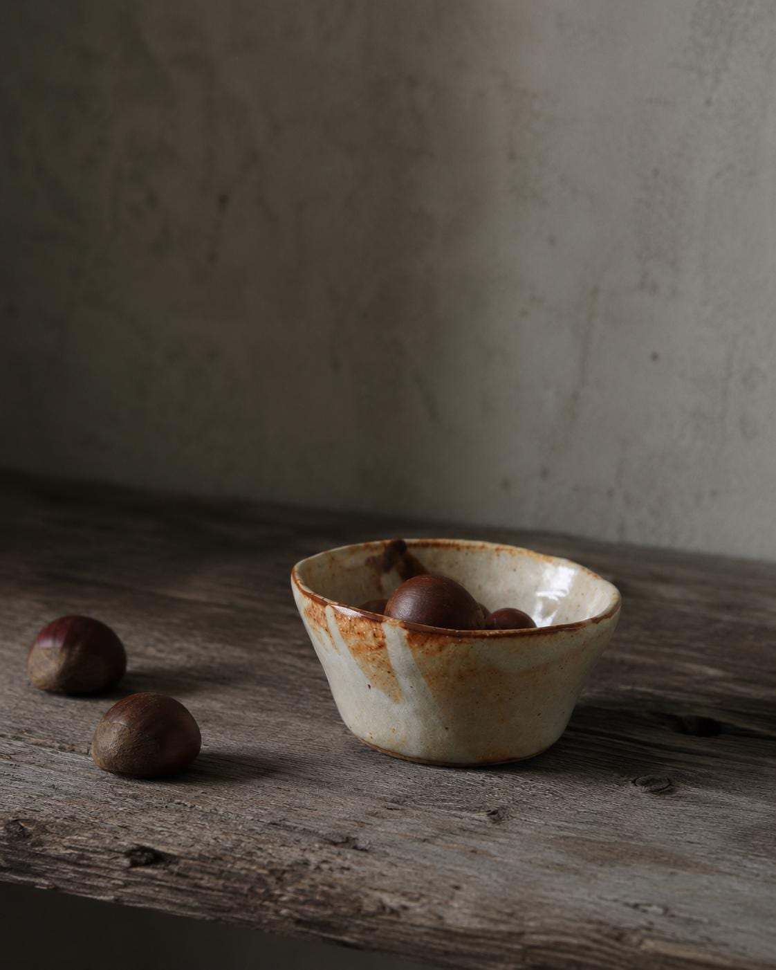 One-of-a-Kind Japanese Ceramic Kobachi Bowl | Handmade Pottery Bowl | Rustic White Glaze Serving Dish |Wabi Sabi Artisan Bowl |Made in Japan