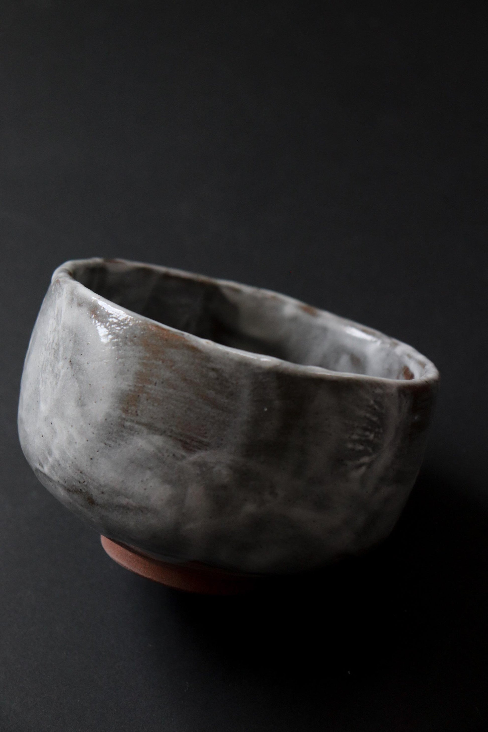 Mino Ware Matcha Bowl | Handmade Sumi Shino Chawan | Japanese Tea Ceremony Bowl | Wabi Sabi Pottery | Made in Japan