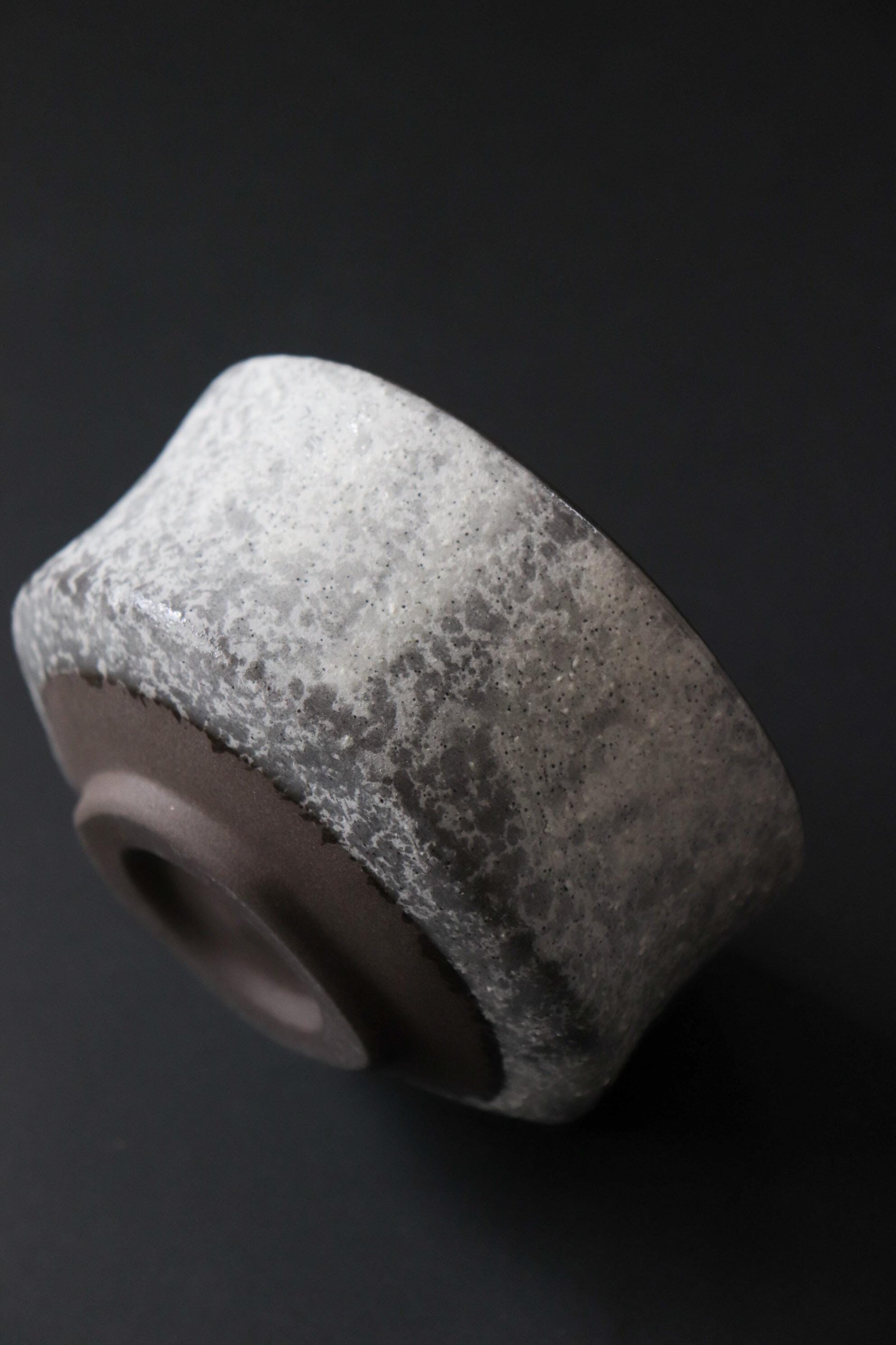 White Snowfield Matcha Bowl | Mino Ware Chawan | Japanese Tea Ceremony Bowl | Wabi Sabi Ceramic Bowl | Made in Japan