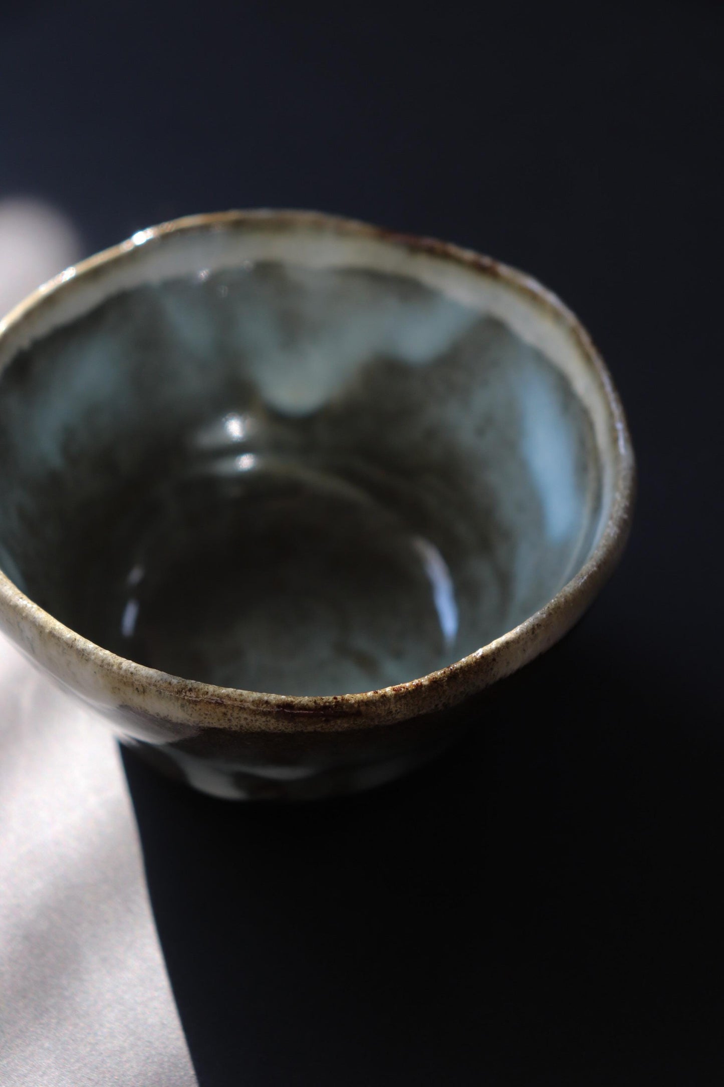 One-of-a-Kind Japanese Ceramic Kobachi Bowl | Handmade Ozone Pottery Bowl | Snow Glaze Artisan Bowl | Wabi Sabi Serving Dish | Made in Japan