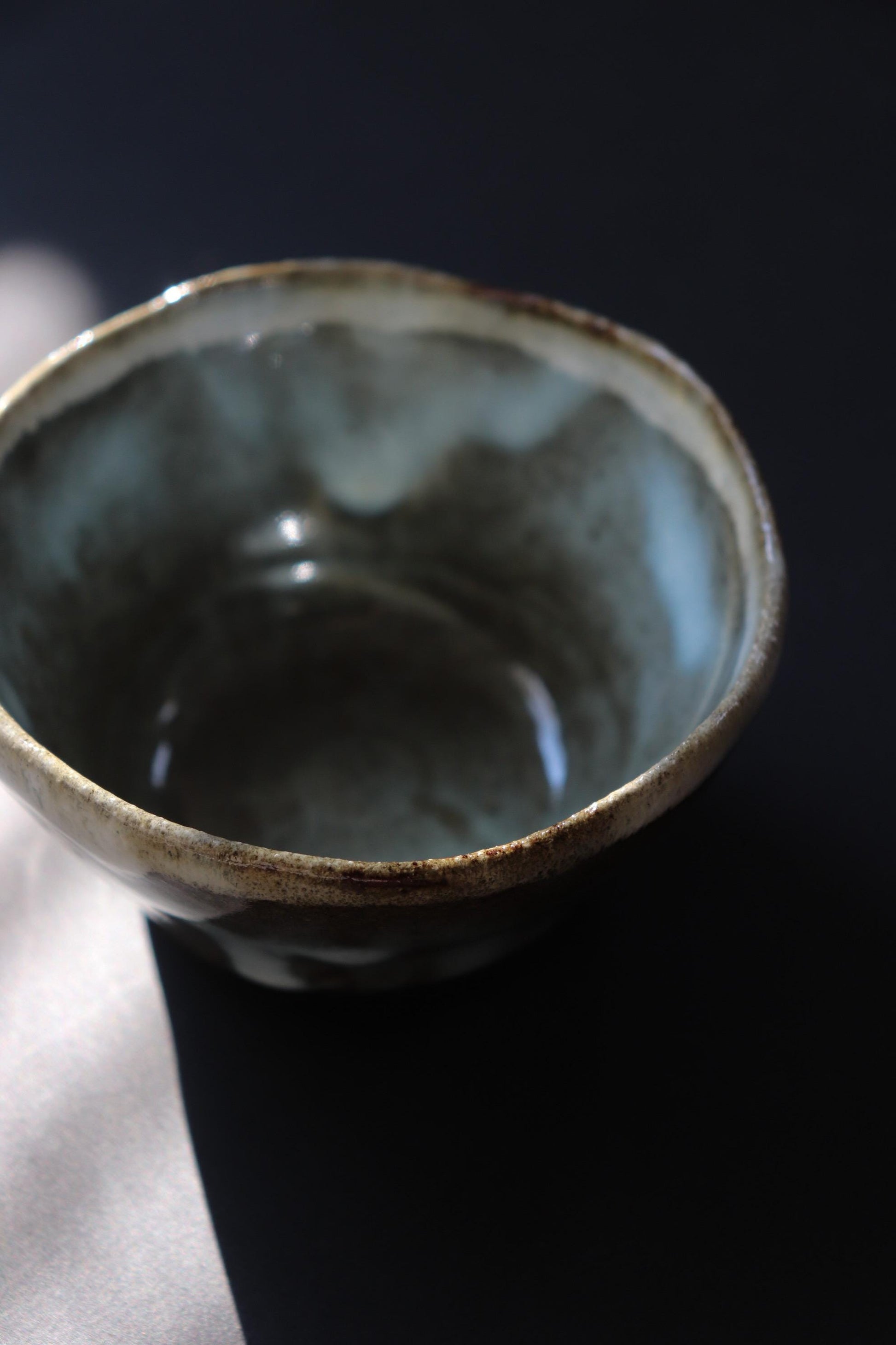 One-of-a-Kind Japanese Ceramic Kobachi Bowl | Handmade Ozone Pottery Bowl | Snow Glaze Artisan Bowl | Wabi Sabi Serving Dish | Made in Japan