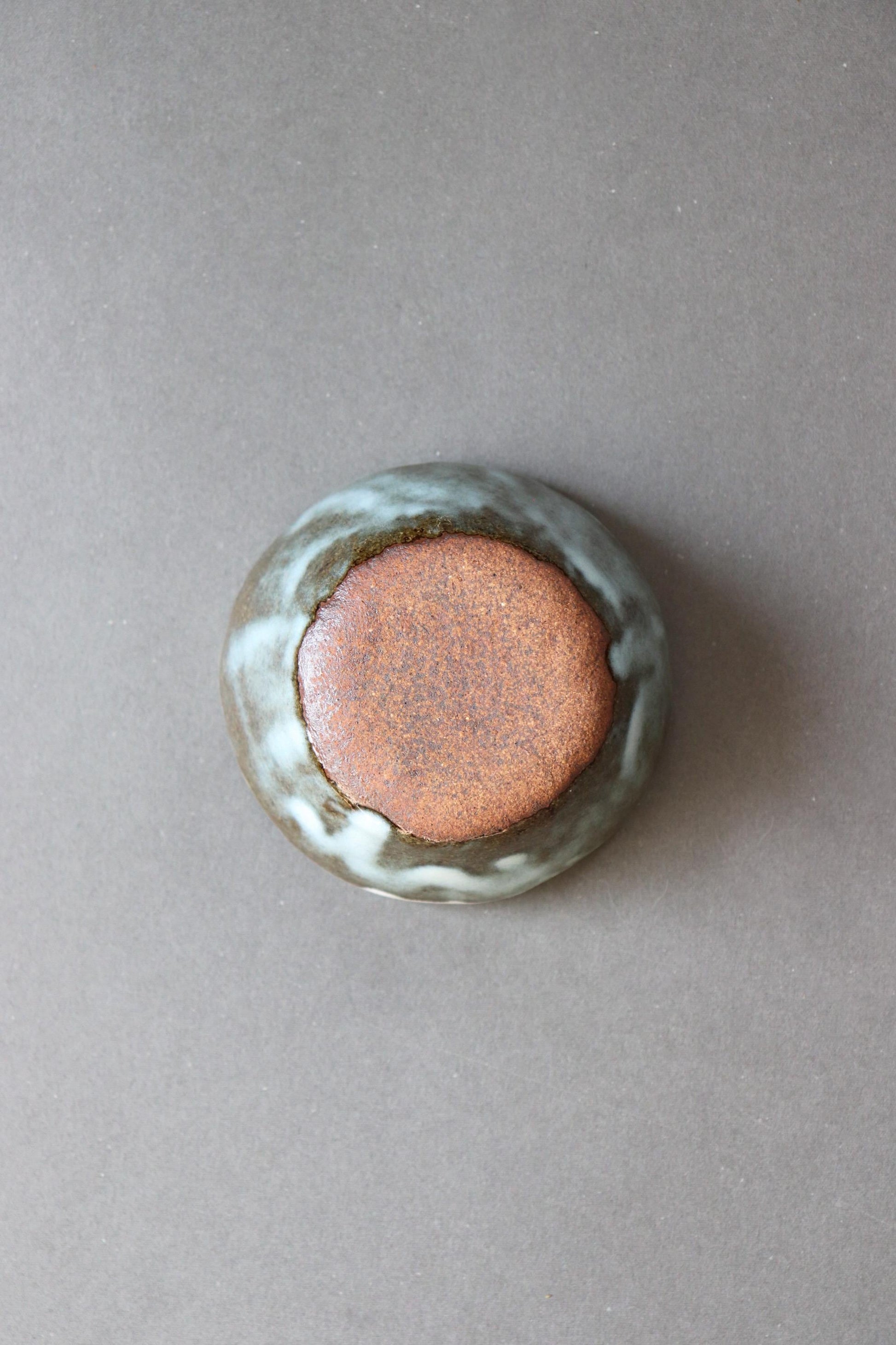 One-of-a-Kind Japanese Ceramic Kobachi Bowl | Handmade Ozone Pottery Bowl | Snow Glaze Artisan Bowl | Wabi Sabi Serving Dish | Made in Japan