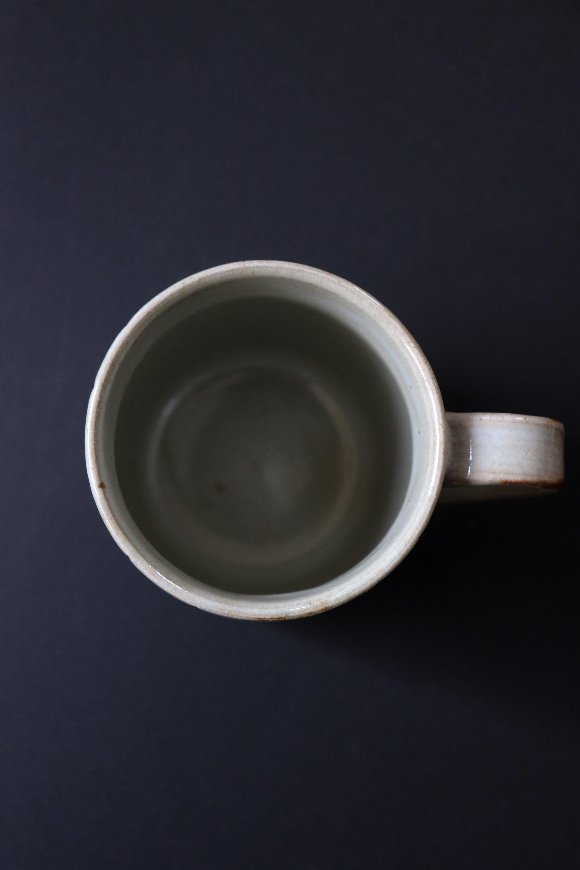 One-of-a-Kind Japanese Pottery Mug | Handmade BABA Toro Mug | Striped Ceramic Coffee Cup | 300ml Artisan Mug Made in Japan