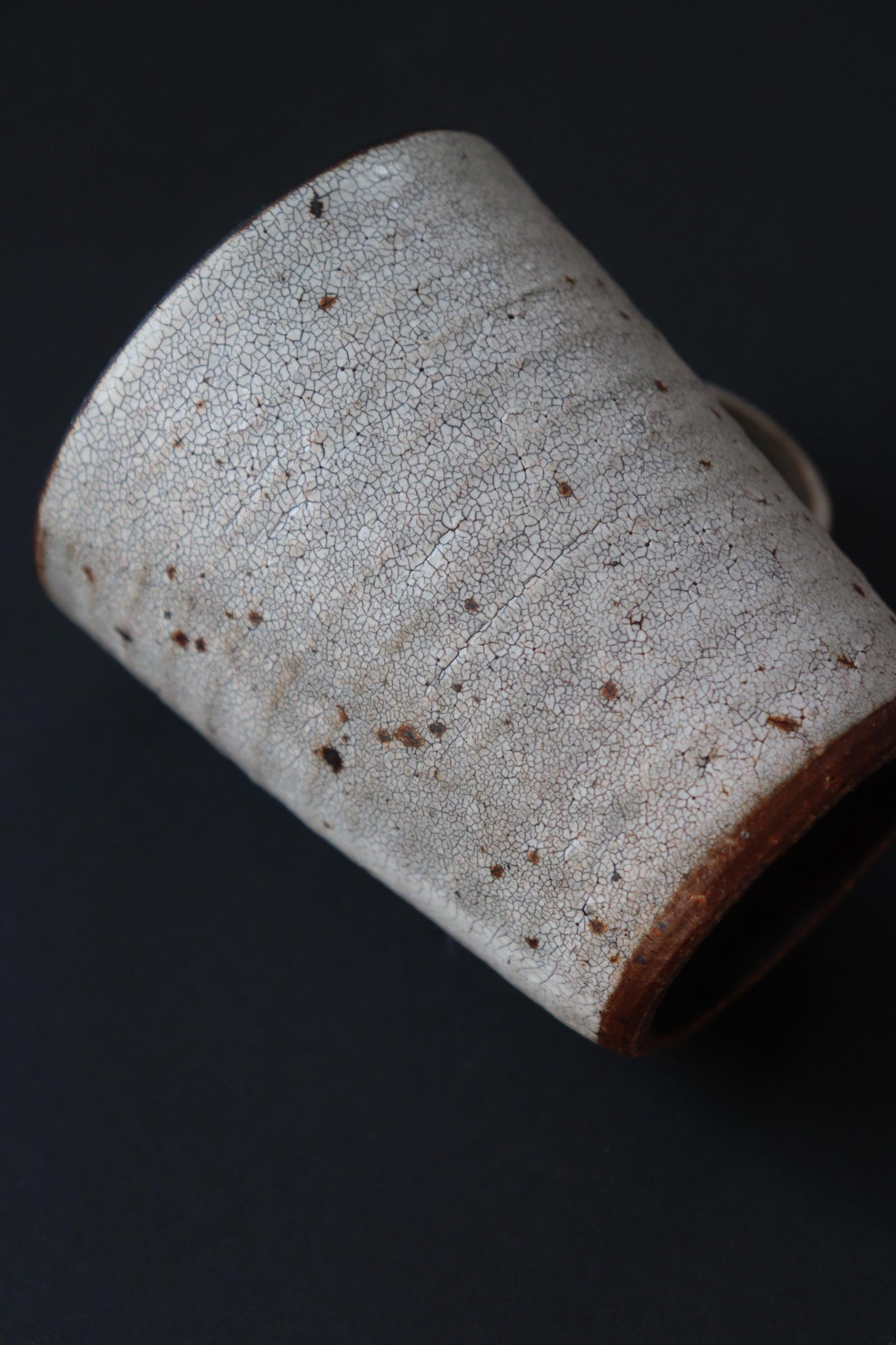 Japanese Handmade Kairagi Mug | One-of-a-Kind Ceramic Coffee Cup | Wabi Sabi Pottery Mug | Made in Japan | 180ml Tea Cup