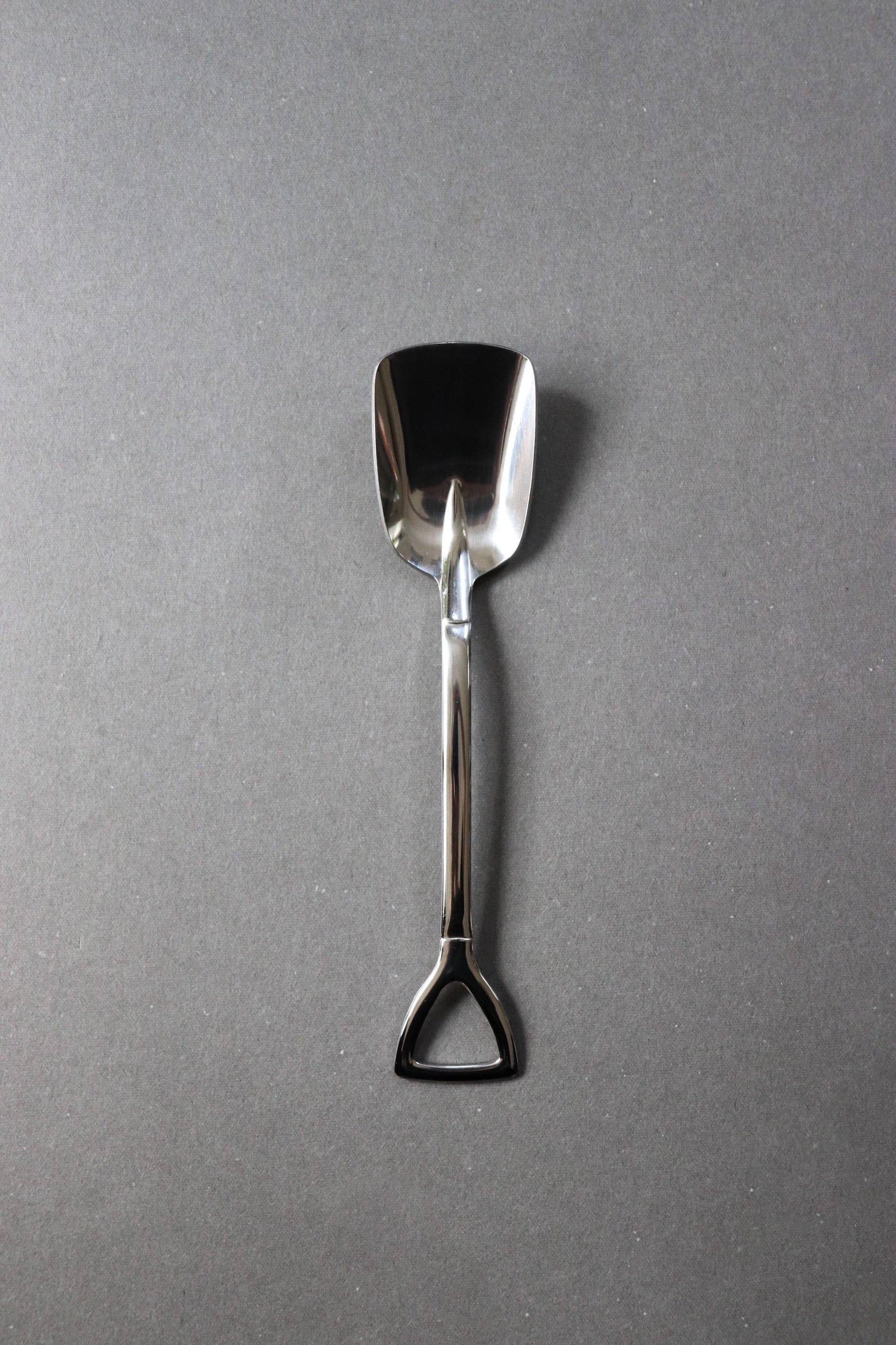 Japanese Tsubame-Sanjo Shovel Spoon | Stainless Steel Square Scoop Spoon | Unique Serving Spoon | Made in Japan Cutlery