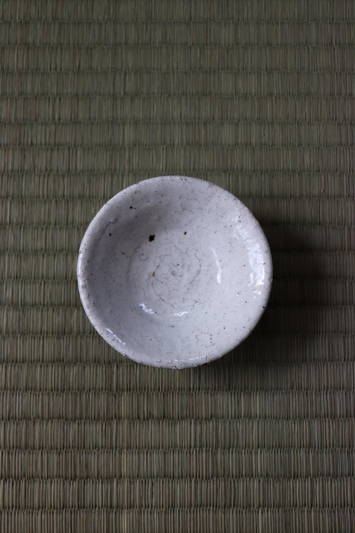Japanese Kohiki Sake Cup | Handmade Guinomi | Mino Ware Ceramic Cup | White Pottery | Japanese Tea Cup | Made in Japan