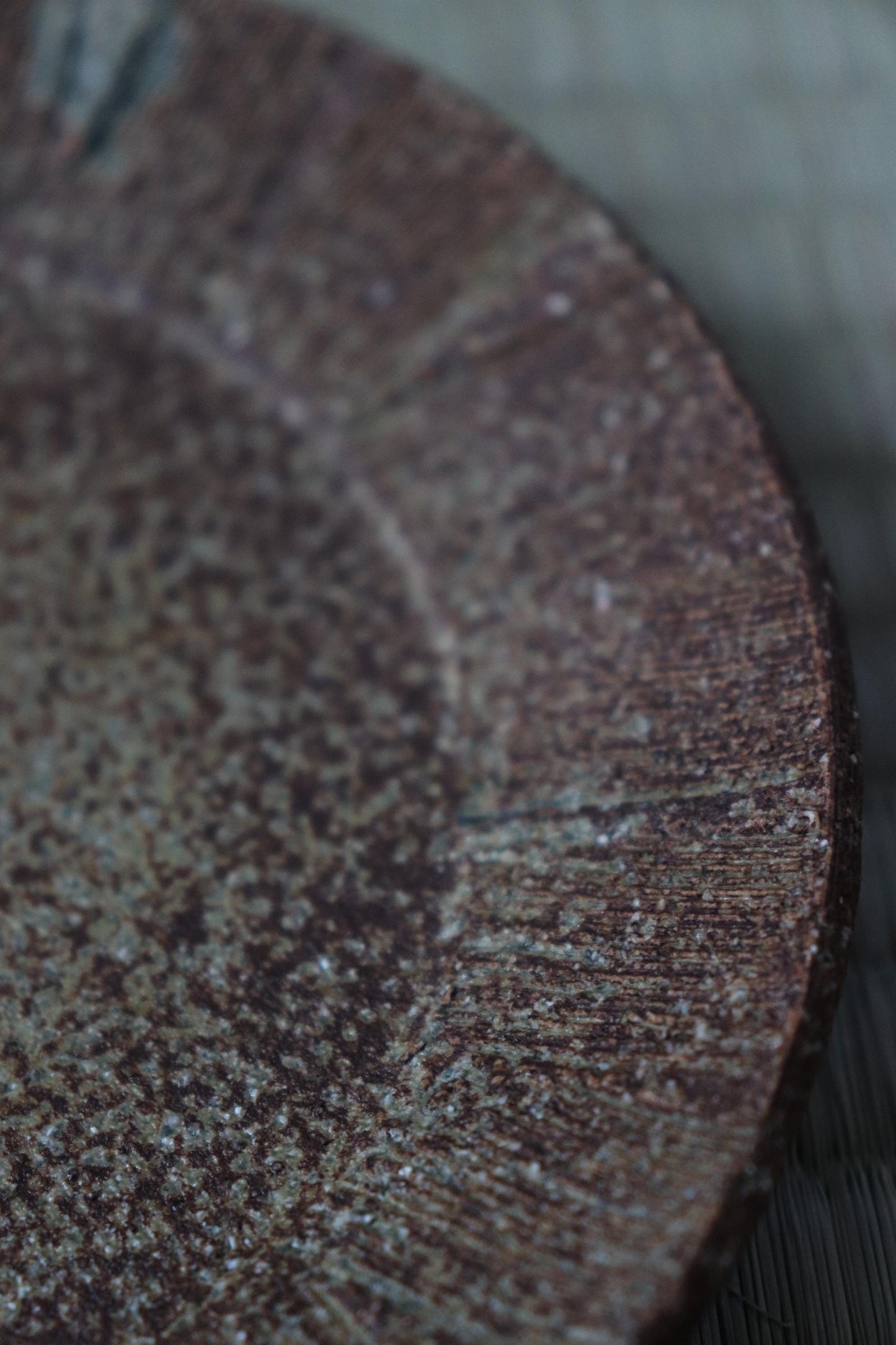 One of a Kind Handmade Japanese Oribe Plate | Studio Pottery by Masanori Tanaka | Artist Ceramic | Made in Japan