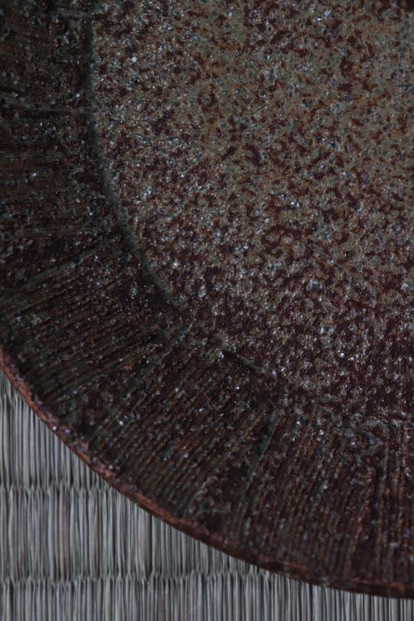 One of a Kind Handmade Japanese Oribe Plate | Studio Pottery by Masanori Tanaka | Artist Ceramic | Made in Japan