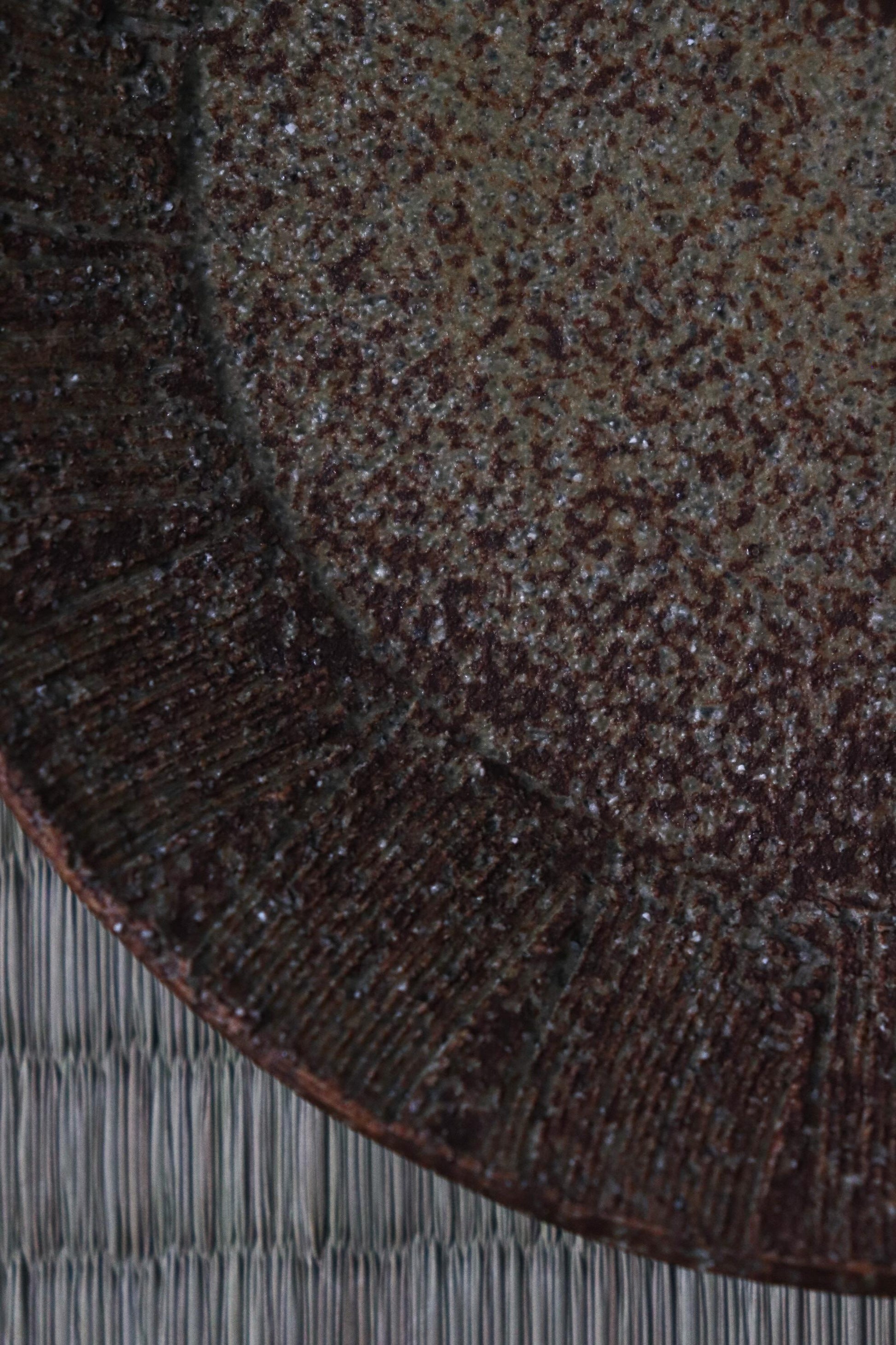 One of a Kind Handmade Japanese Oribe Plate | Studio Pottery by Masanori Tanaka | Artist Ceramic | Made in Japan