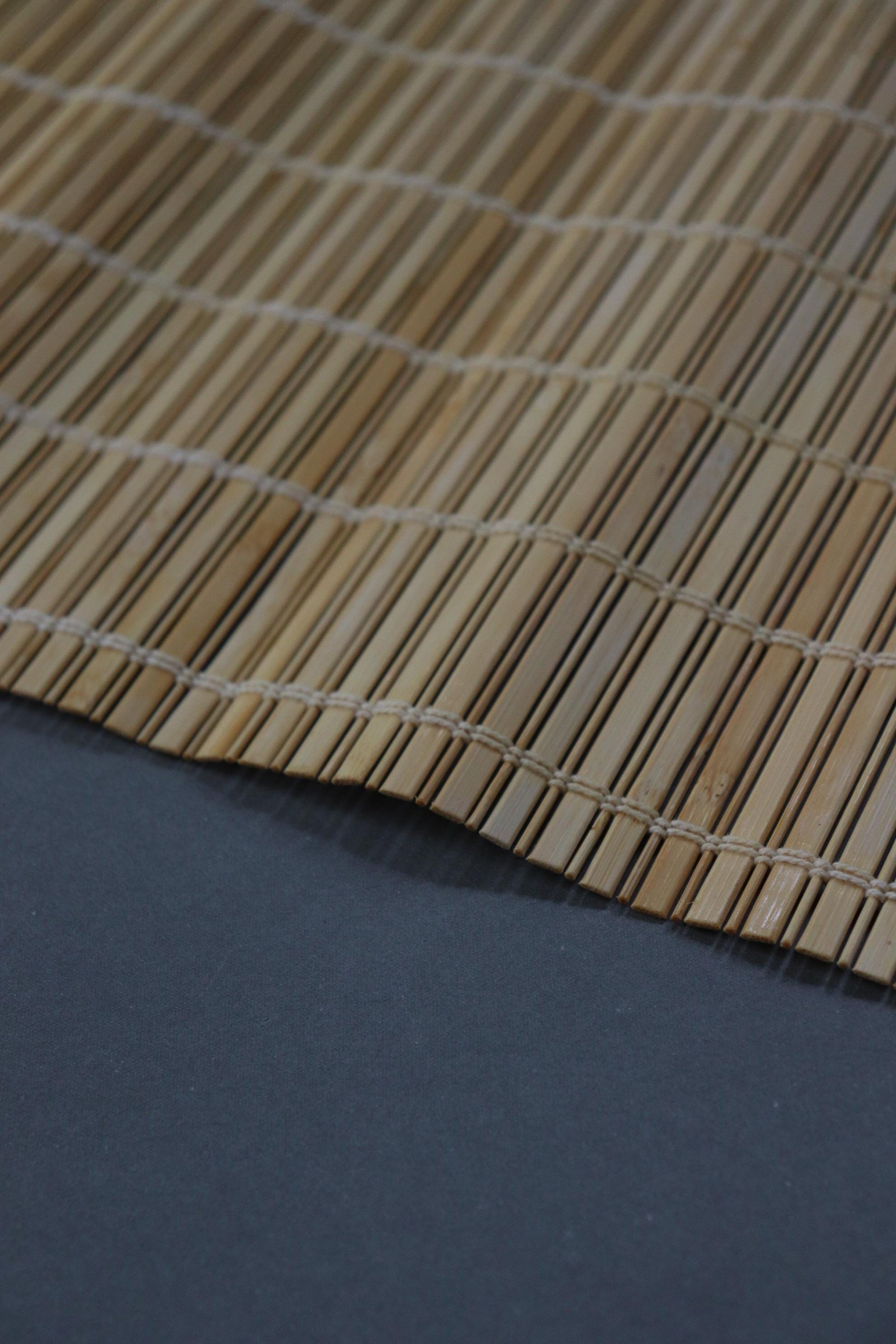 Japanese Bamboo Placemat | Kyo Sudare Table Mat | Natural Bamboo Dining Mat | Traditional Japanese Table Setting | Made in Japan