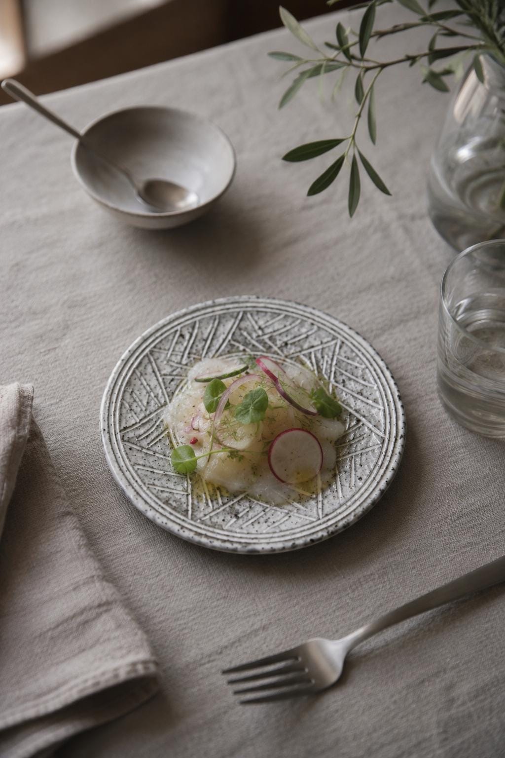 One of a Kind Handmade Japanese Small Plate | Hyouzan Pottery | Artisan Ceramic Plate | Made in Japan