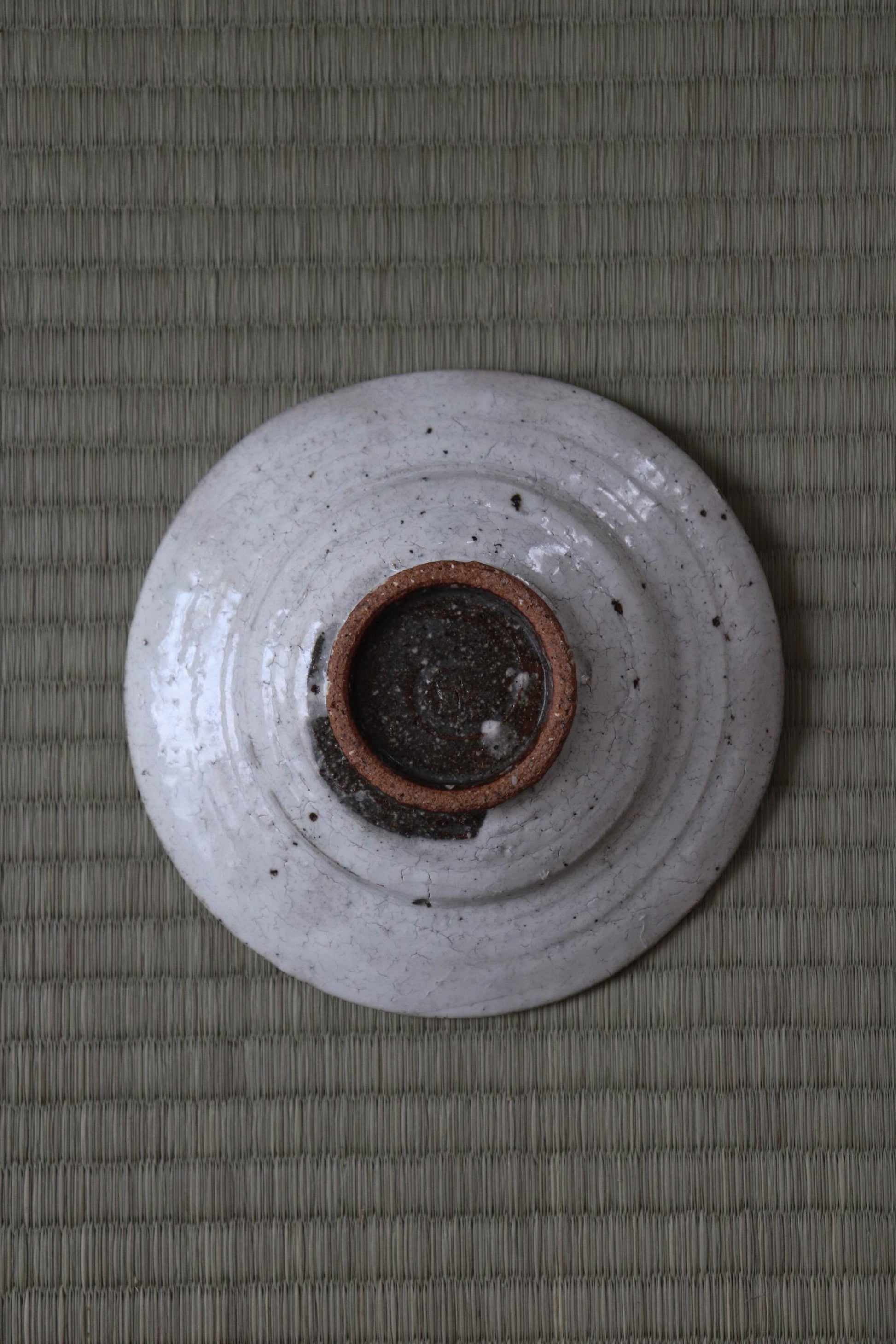 One of a Kind Handmade Japanese Kohiki Rim Bowl | Artisan Ceramic Dessert Bowl | Mino Ware Pottery | Made in Japan | Heizan Kiln