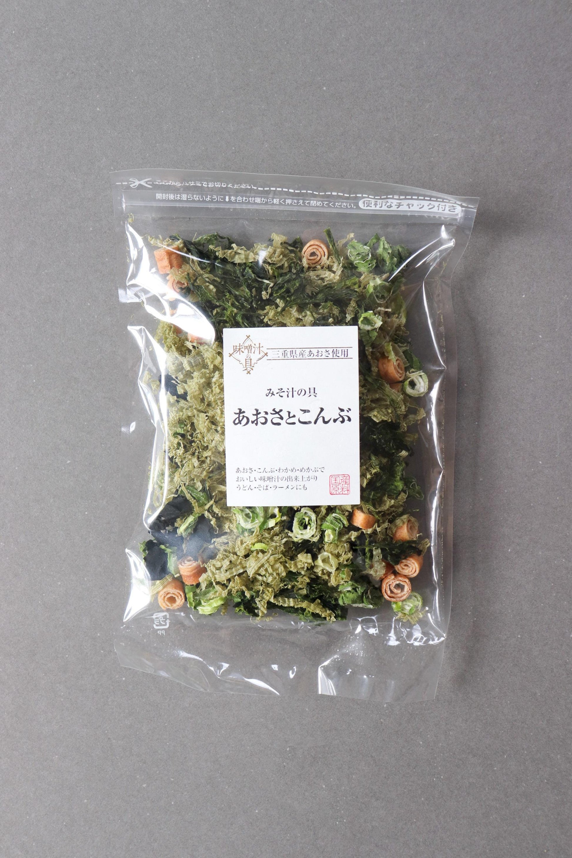 Japanese Miso Soup Mix | Aosa Seaweed, Wakame & Kombu | Premium Miso Soup Toppings | Made in Japan | 30g