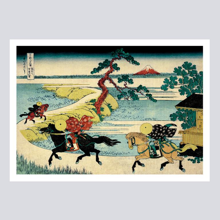 Hokusai Thirty-Six Views of Mount Fuji Postcard Book, Japanese Ukiyo-e Woodblock Prints, 32 Art Cards, Made in Japan, New