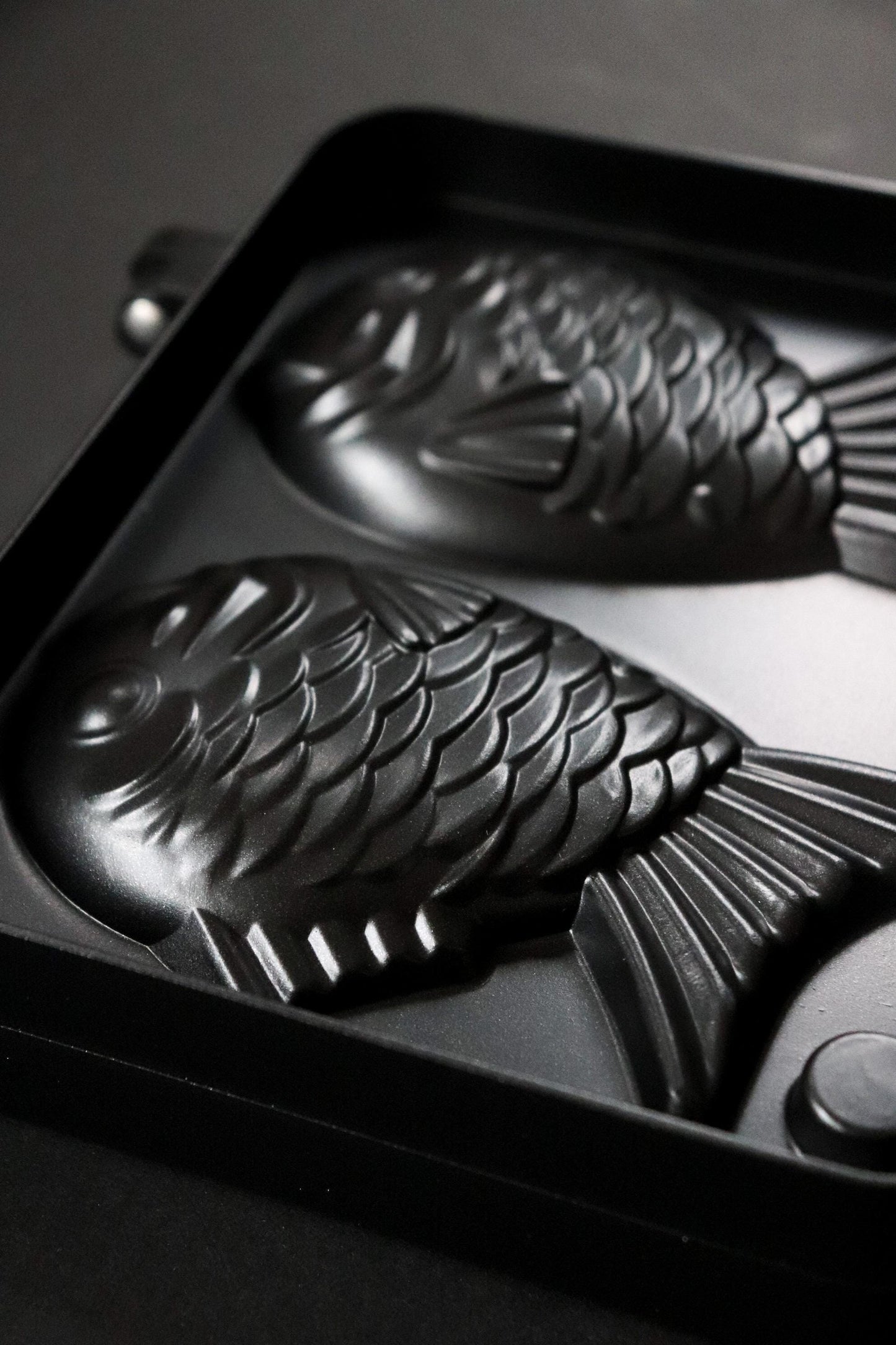 Japanese Taiyaki Pan for Gas Stove, Double Fish-Shaped Cake Maker, Nonstick Aluminum Mold, Japanese Street Food Cooking Tool