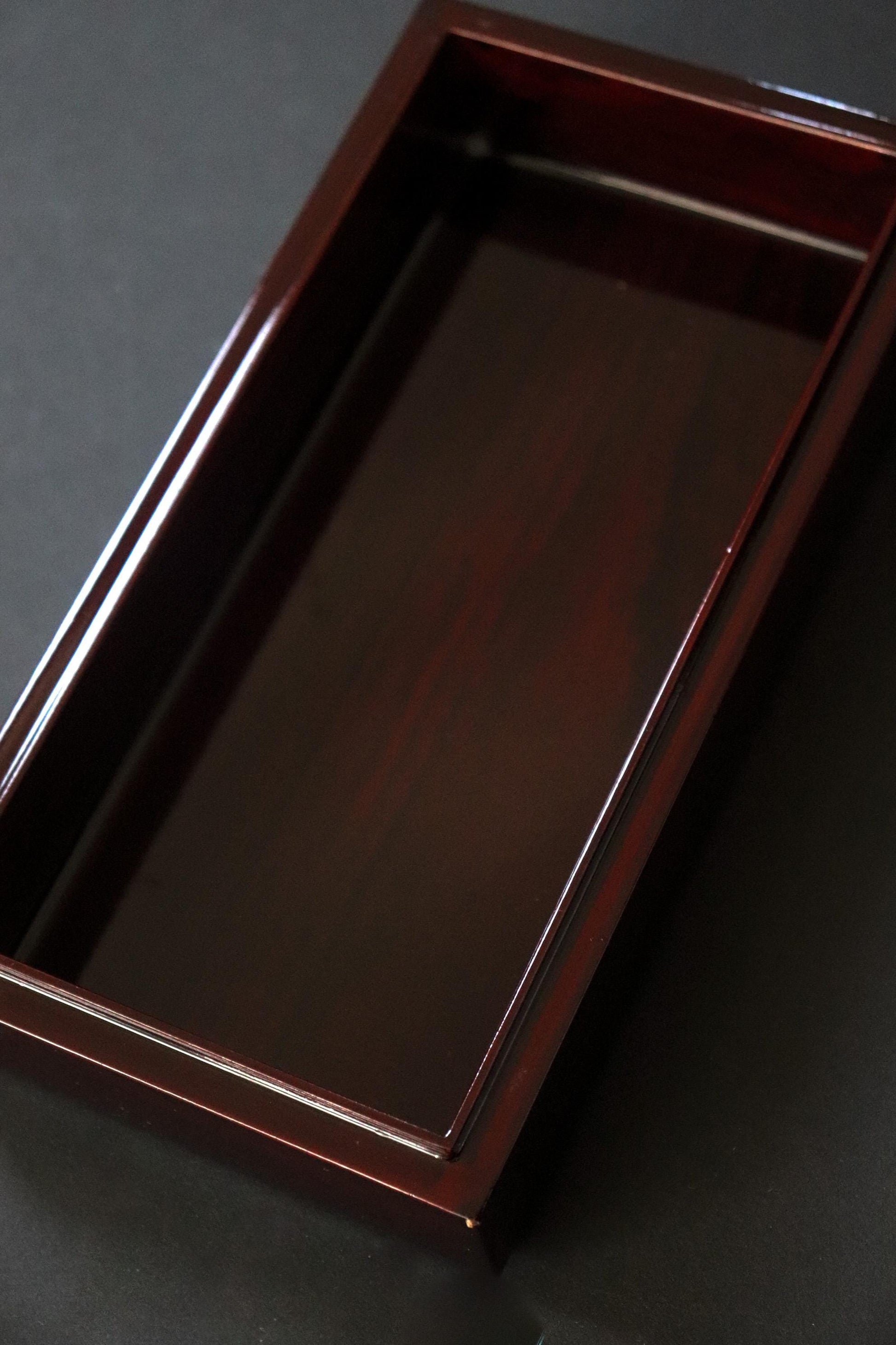 Vintage Raden Lacquer Keepsake Box – Mother of Pearl Storage Box, Large Jewelry Box, Decorative Lacquer Box, Vintage Collectible