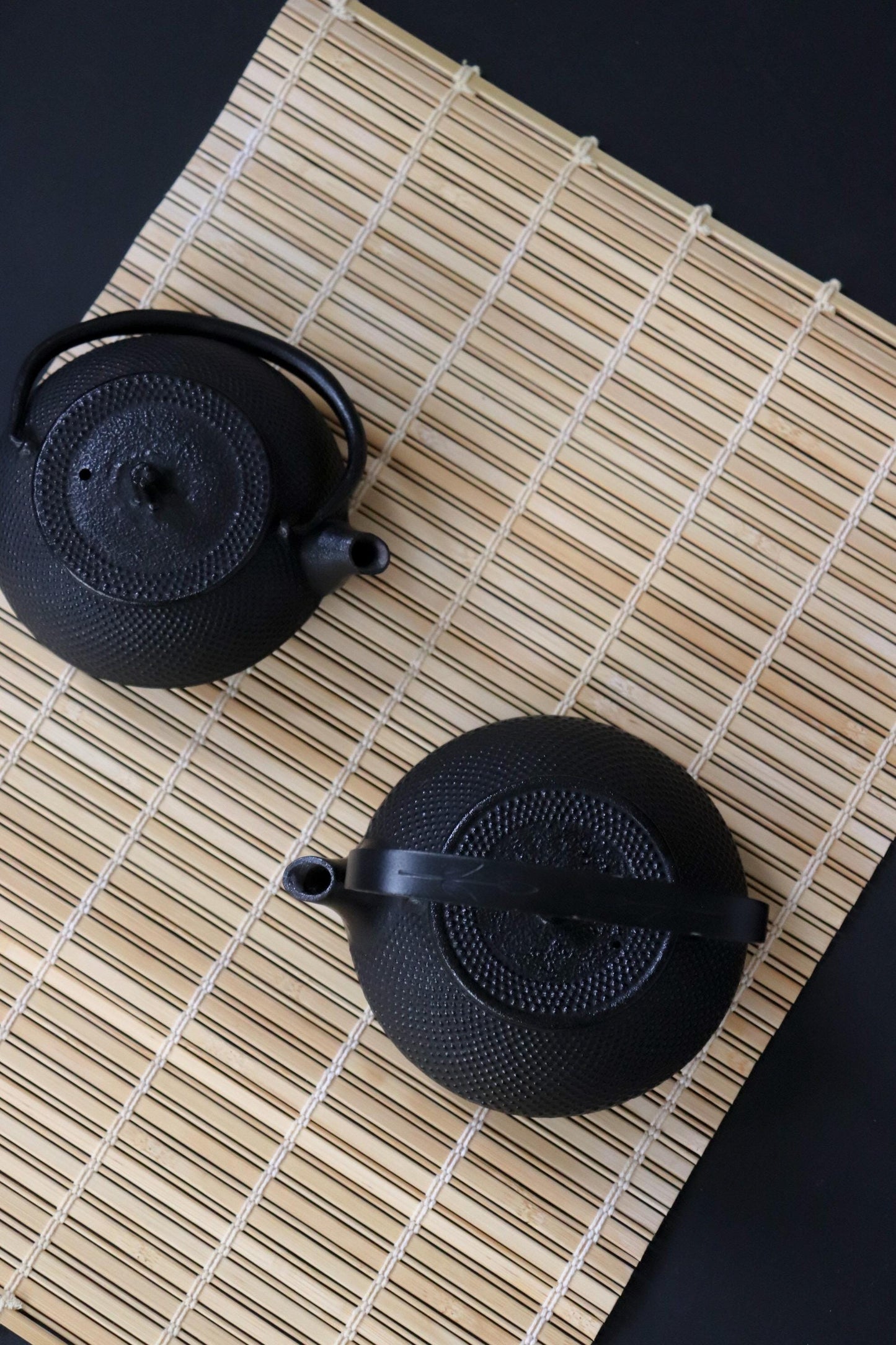Vintage Nambu Tekki Cast Iron Teapot by Sangendo with Tea Infuser, Japanese Tetsubin Style Teapot, Unused Tea Kettle, Wabi Sabi Decor