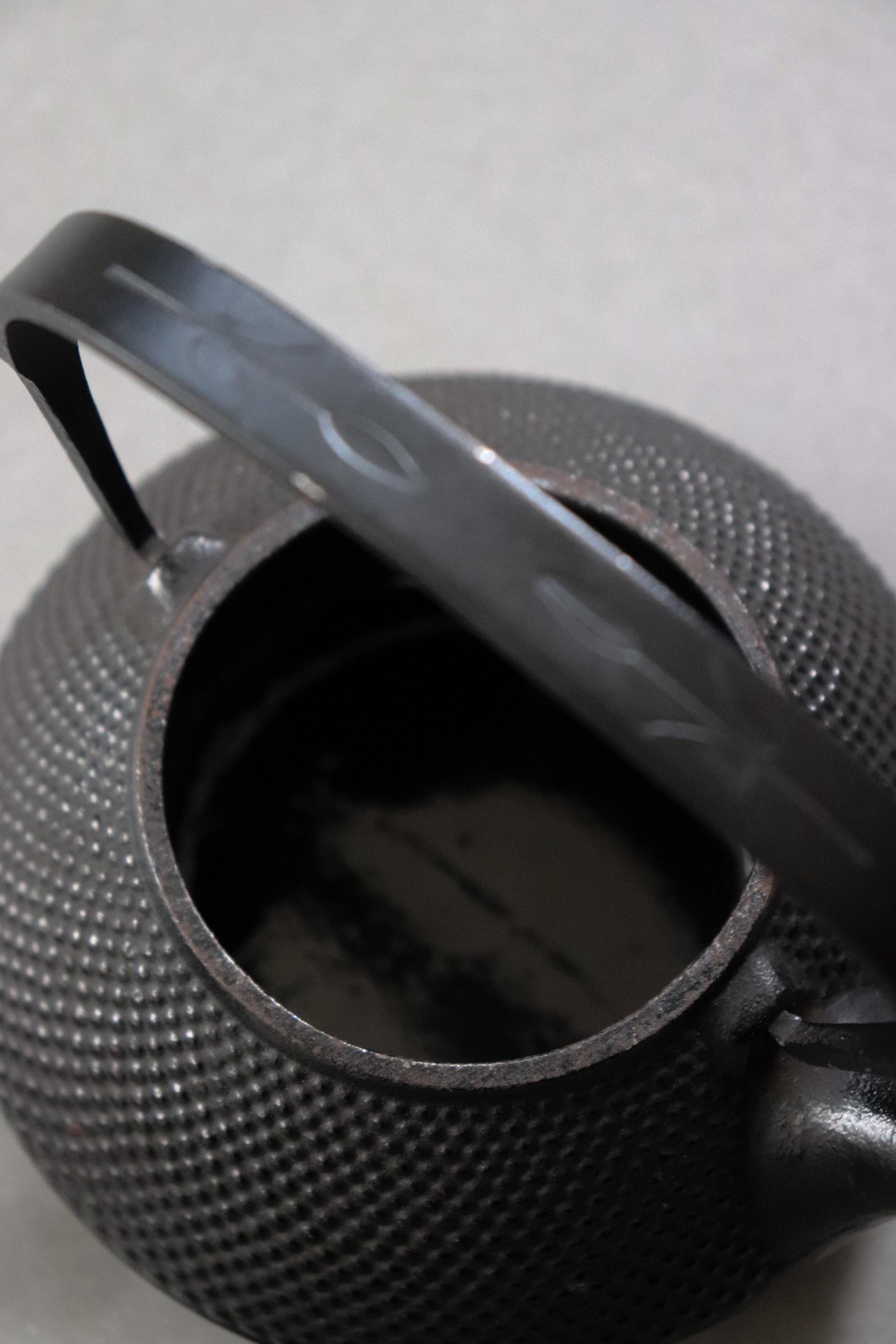 Vintage Nambu Tekki Cast Iron Teapot by Sangendo with Tea Infuser, Japanese Tetsubin Style Teapot, Unused Tea Kettle, Wabi Sabi Decor
