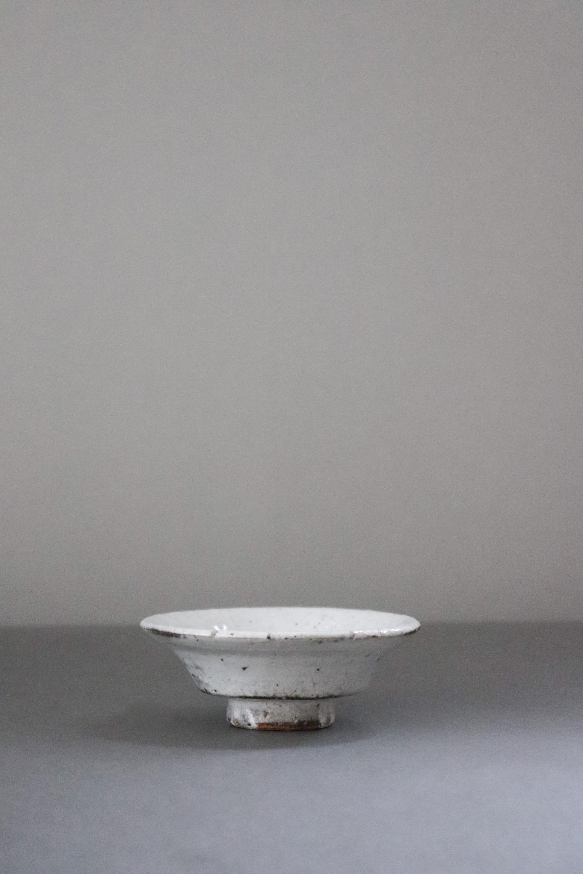 Japanese Kohiki Sake Cup | Handmade Guinomi | Mino Ware Ceramic Cup | White Pottery | Japanese Tea Cup | Made in Japan