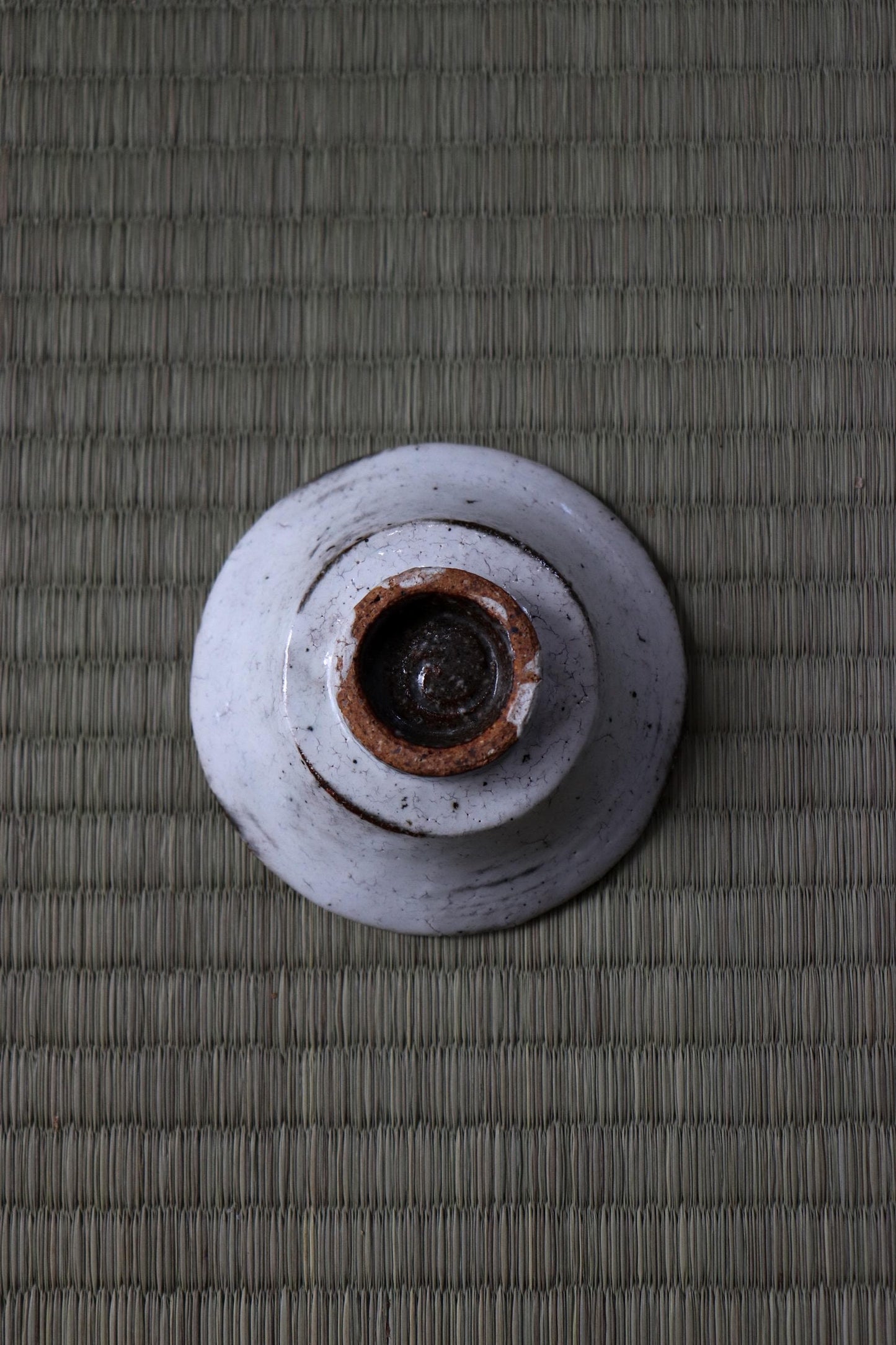 Japanese Kohiki Sake Cup | Handmade Guinomi | Mino Ware Ceramic Cup | White Pottery | Japanese Tea Cup | Made in Japan