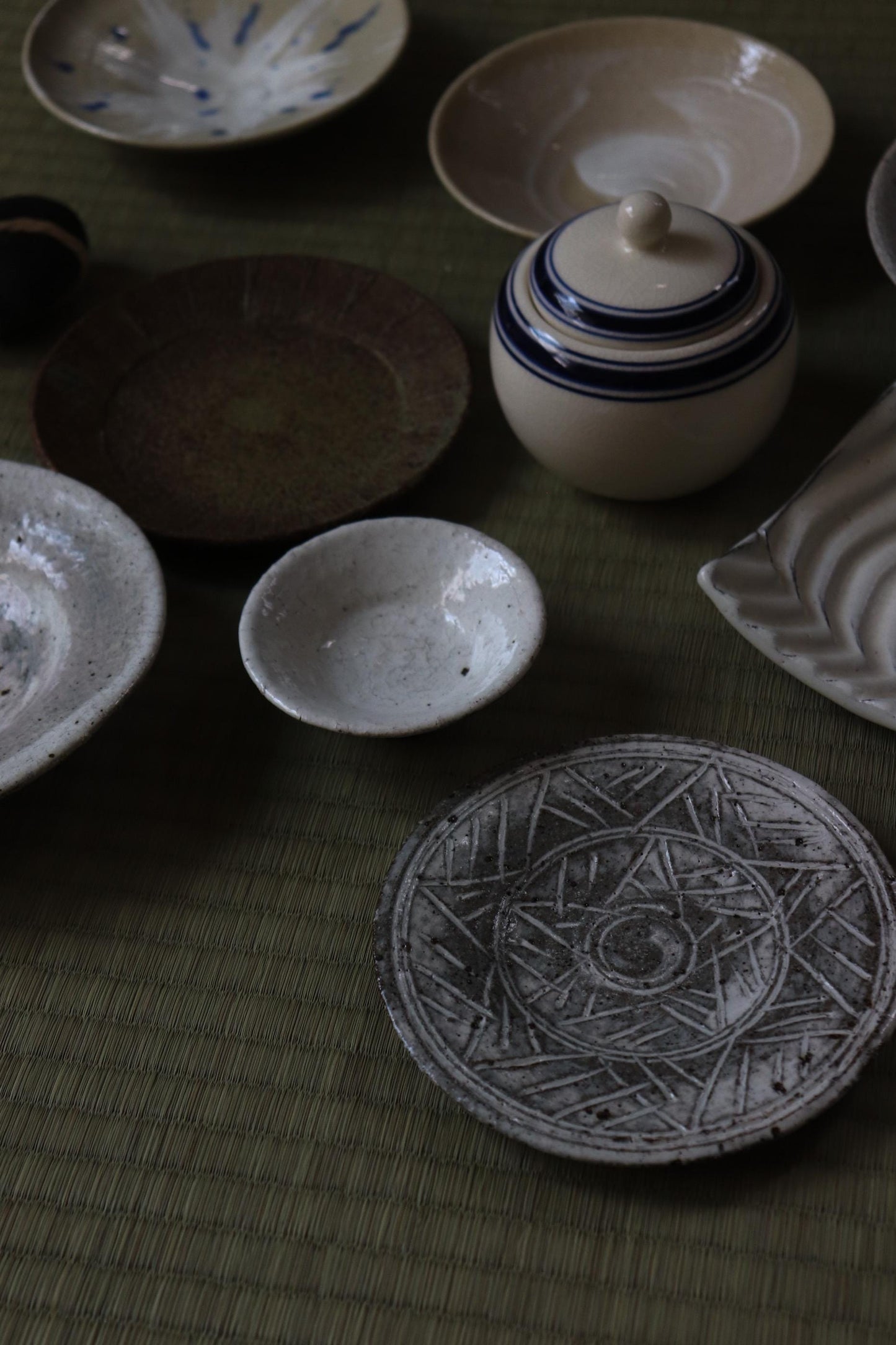 One of a Kind Handmade Japanese Small Plate | Hyouzan Pottery | Artisan Ceramic Plate | Made in Japan