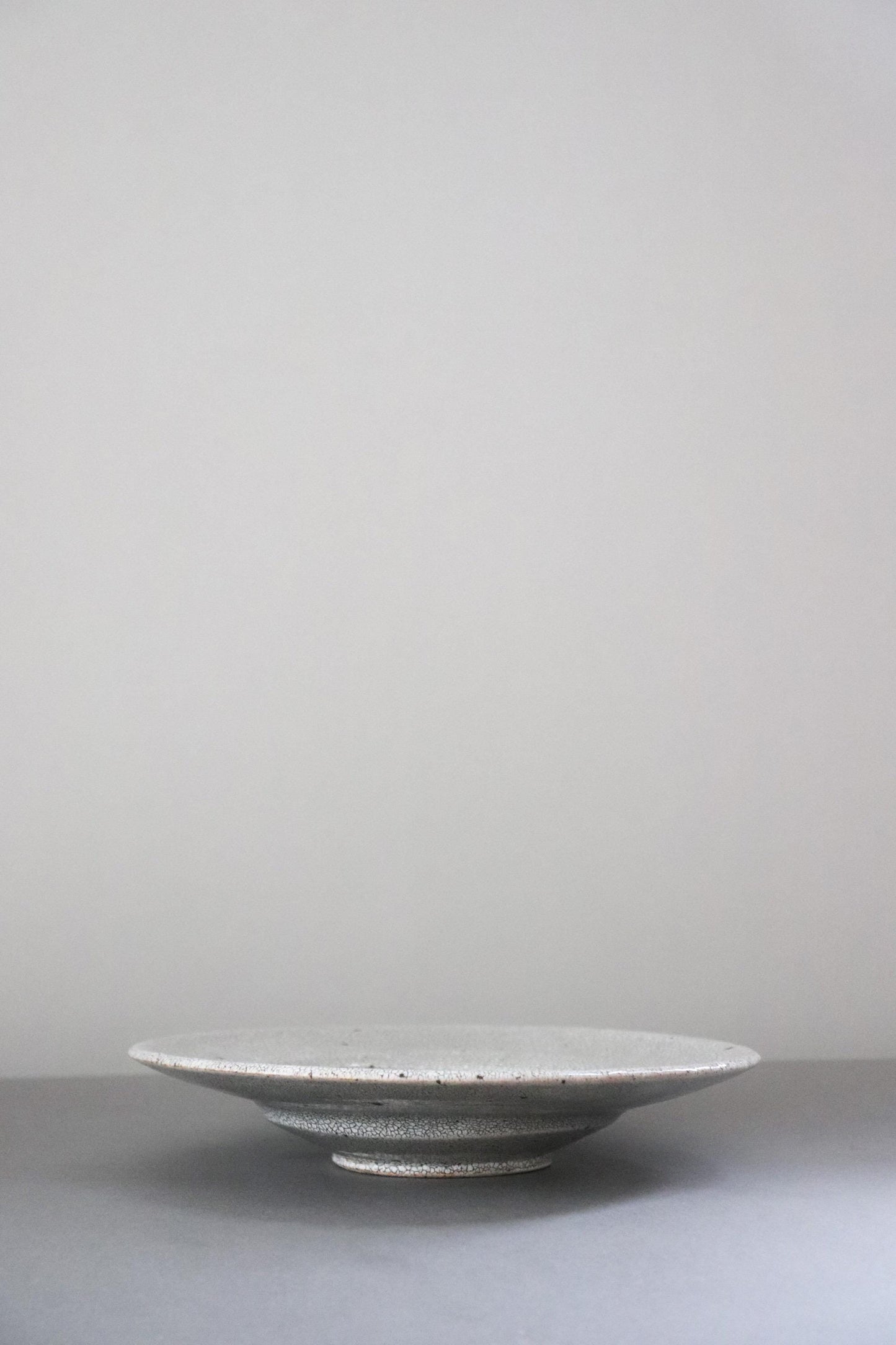 One of a Kind Handmade Japanese Rim Plate | Hyouzan Kiln | Artisan Mino Ware Ceramic Plate | Made in Japan