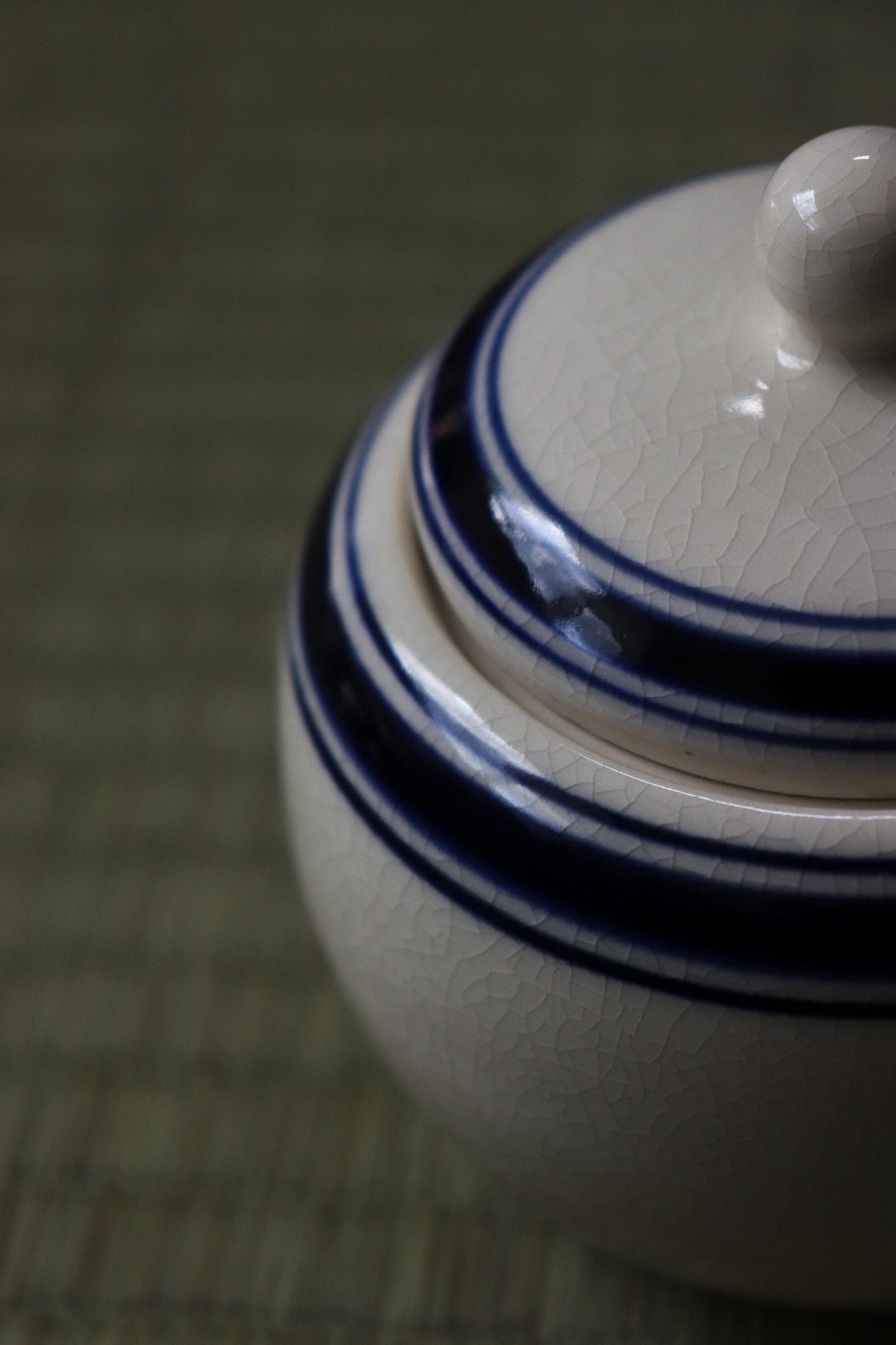 Japanese Ceramic Salt Cellar with Lid | Handmade Spice Jar | Kitchen Storage Container | Salt Pot | Sugar Bowl | Made in Japan