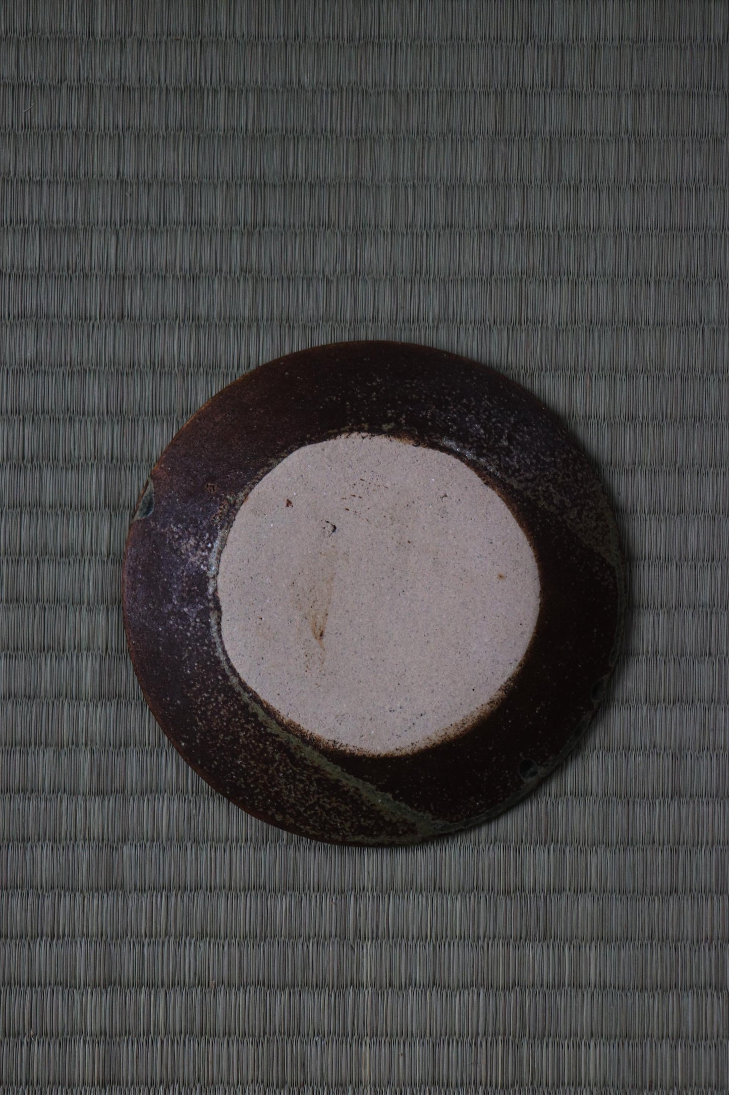 One of a Kind Handmade Japanese Oribe Plate | Studio Pottery by Masanori Tanaka | Artist Ceramic | Made in Japan