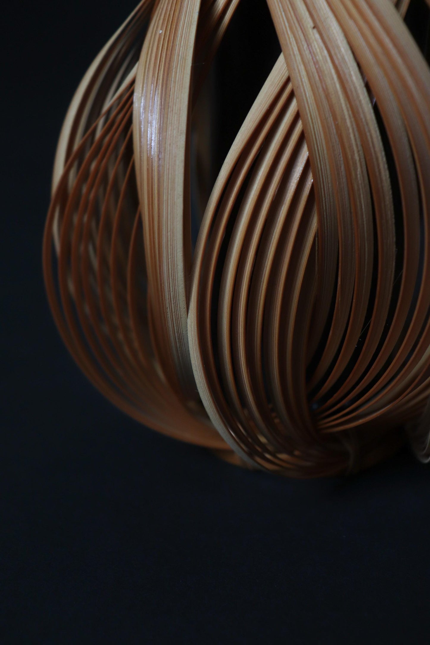 Vintage Beppu Bamboo Flower Vase | Handmade Japanese Bamboo Basket Vase | Ikebana Basket | Made in Japan