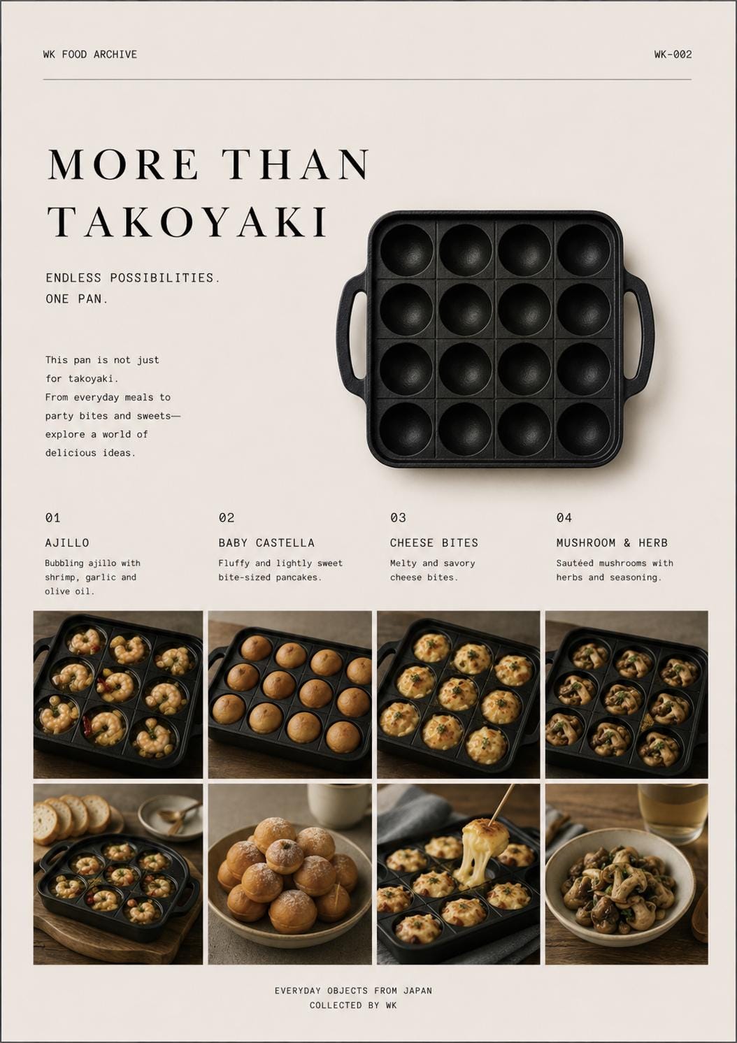 Japanese Cast Iron Takoyaki Pan 16 Hole | IH Induction Compatible | Made in Japan Nambu Ironware | Takoyaki Maker | Aebleskiver Pan |Cooking