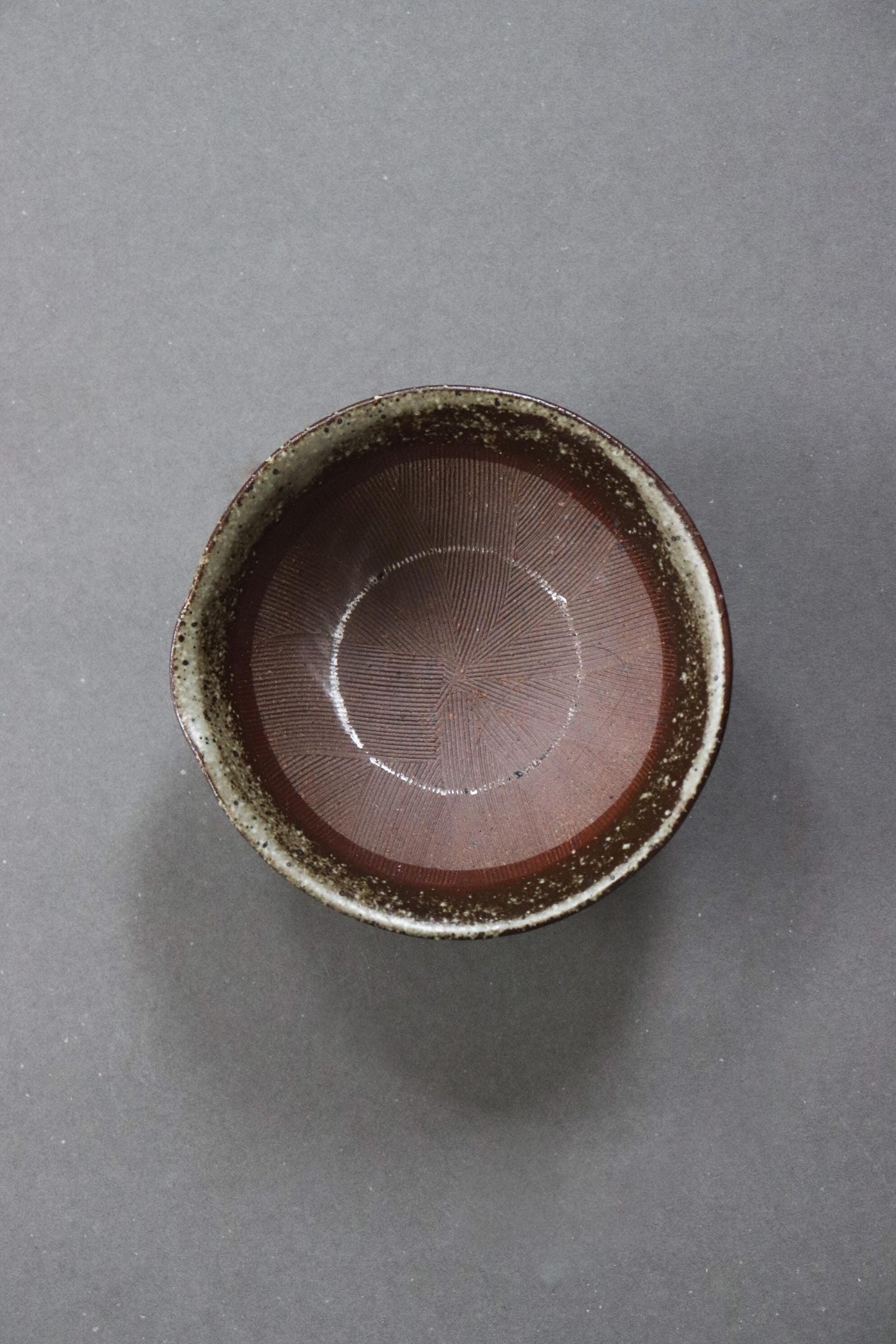Japanese Suribachi Mortar Bowl 5 Sun (15cm) with Wooden Pestle, Karatsu Style Grinding Bowl, Ceramic Sesame Bowl, Made in Japan