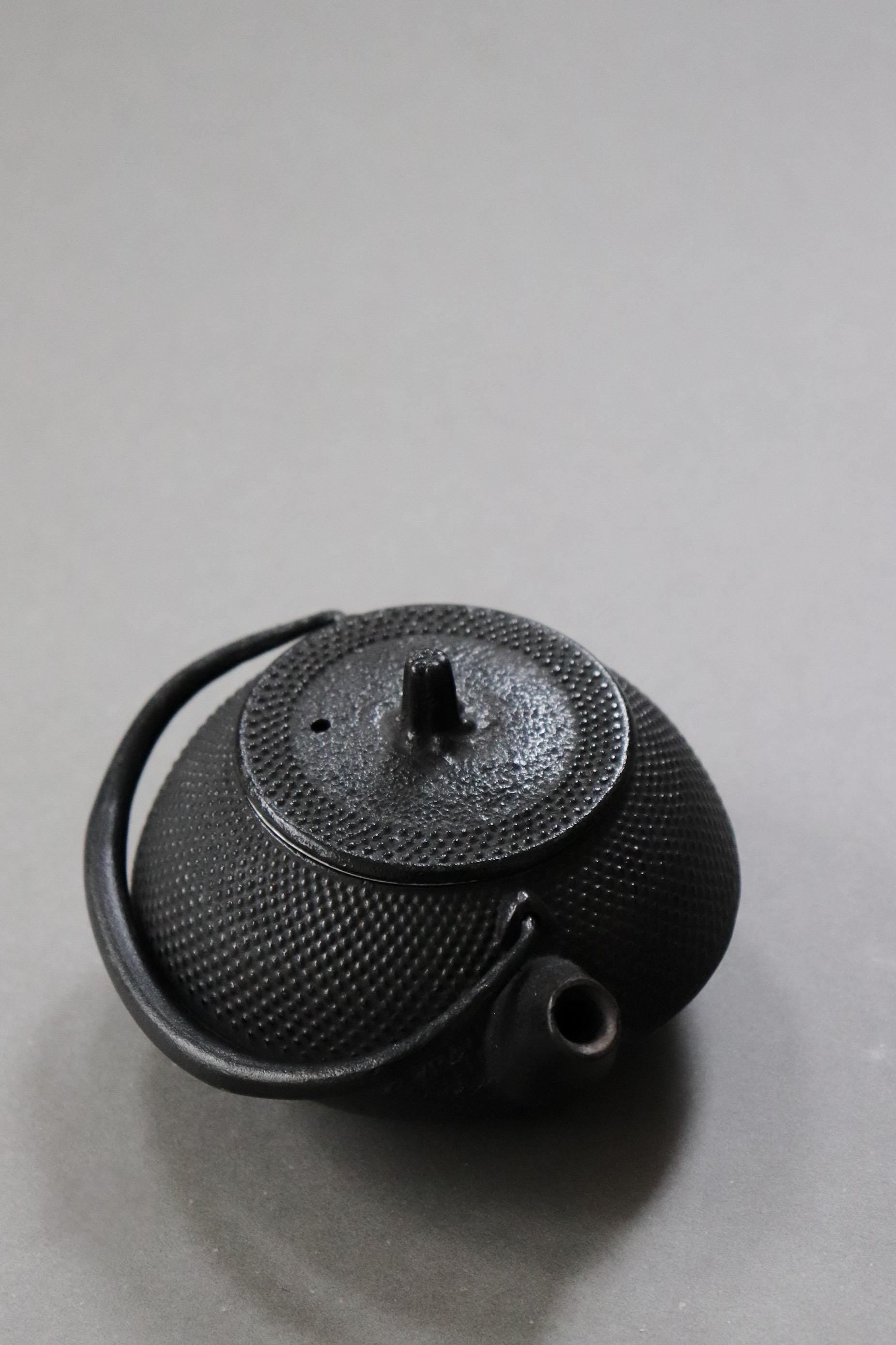 Vintage Nambu Tekki Cast Iron Teapot with Tea Infuser, Japanese Iron Teapot, Sangendo, Unused Vintage Tea Pot, Wabi Sabi Decor