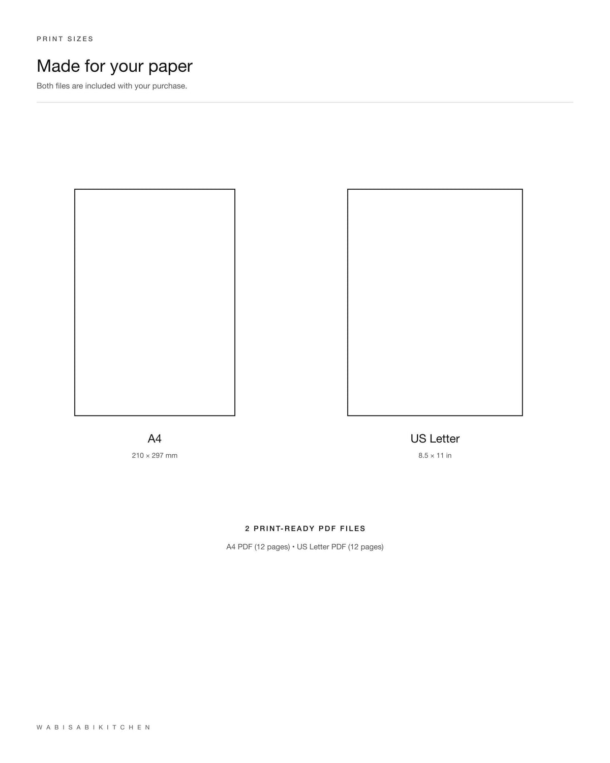 2027 Japanese Words Art Calendar, 12 Japanese Art Prints, Printable Wall Calendar, Wabi Sabi Decor, Minimalist Japan Digital Download