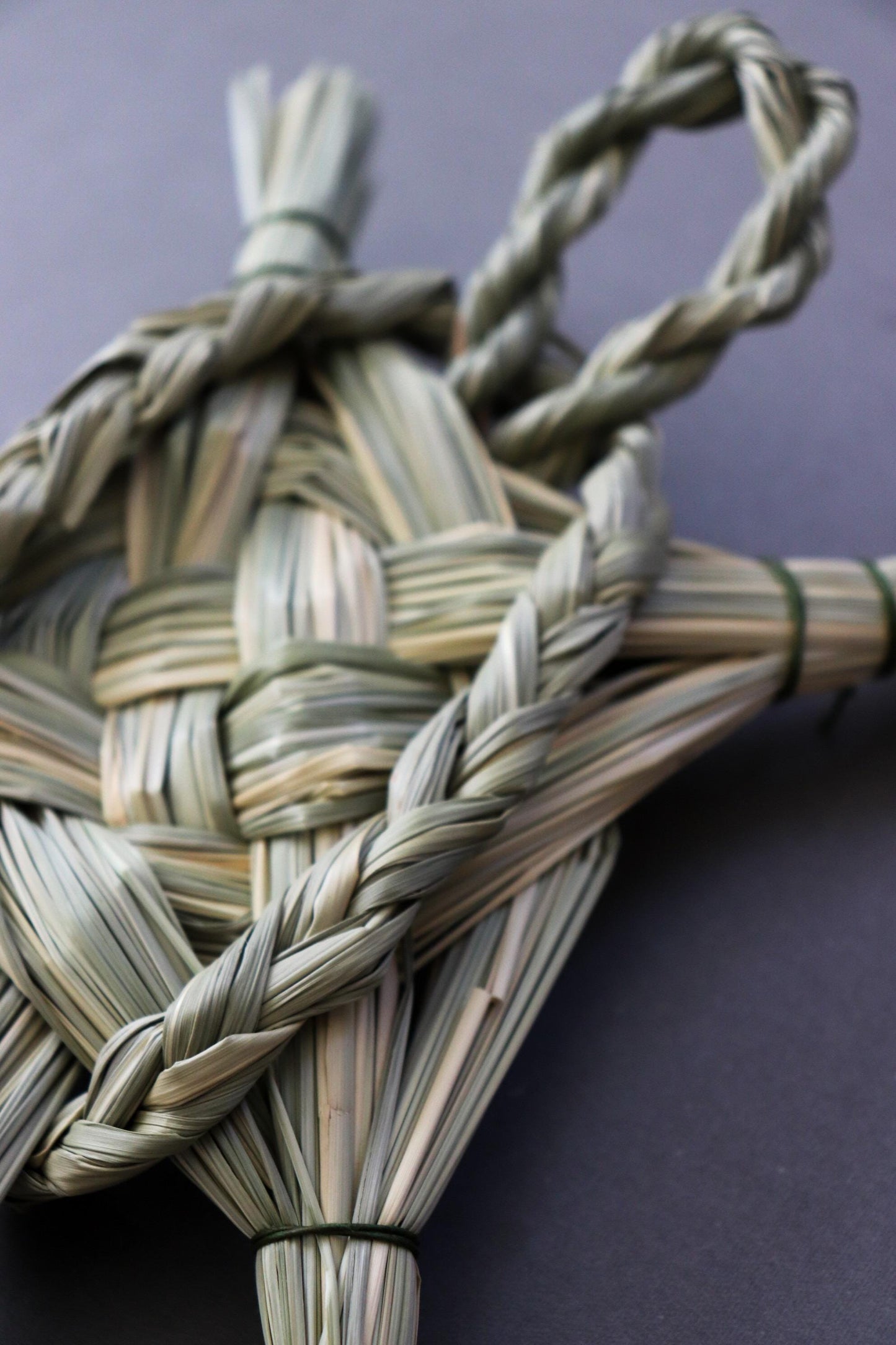Japanese Straw Turtle Ornament, Kame Wara Kazari, Traditional Woven Straw Art, Longevity Good Luck Decor, Made in Japan