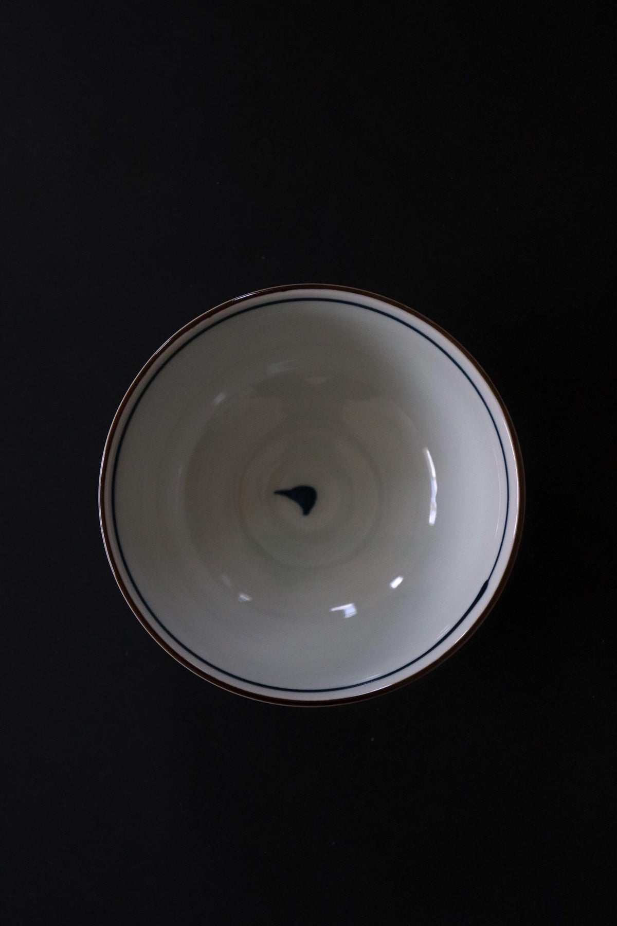 Japanese Mino Ware Small Donburi Bowl, Blue & White Karakusa Rice Bowl, Udon Soba Soup Bowl, Made in Japan