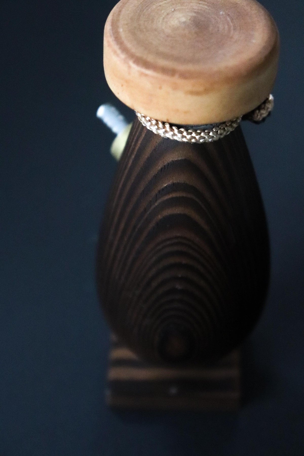 Vintage Sosaku Kokeshi by Yoshida Saiho, Signed Japanese Modernist Wood Sculpture, 14cm