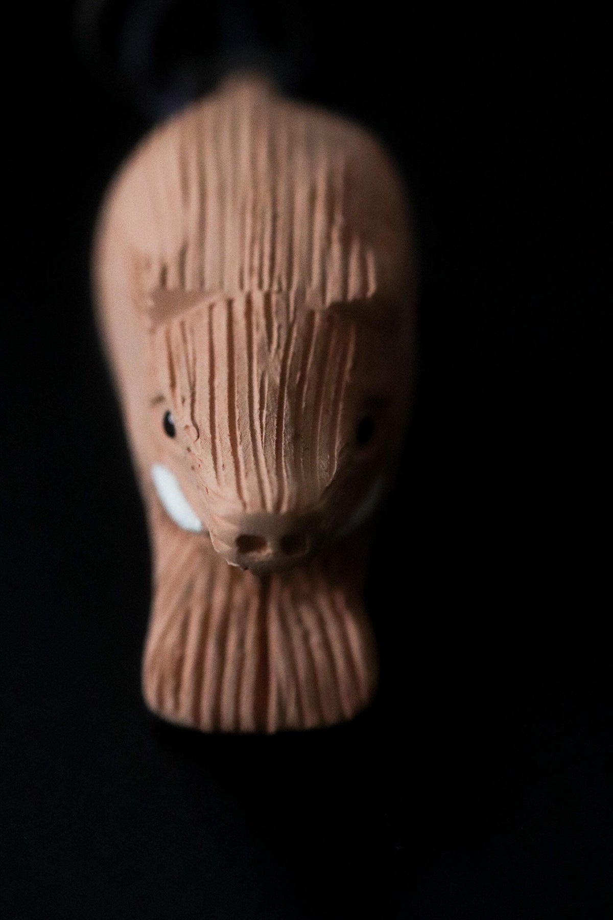 Vintage Nogomi Dolls Set of 2, Japanese Boar Zodiac Clay Bells, Saga Folk Art, Original Box