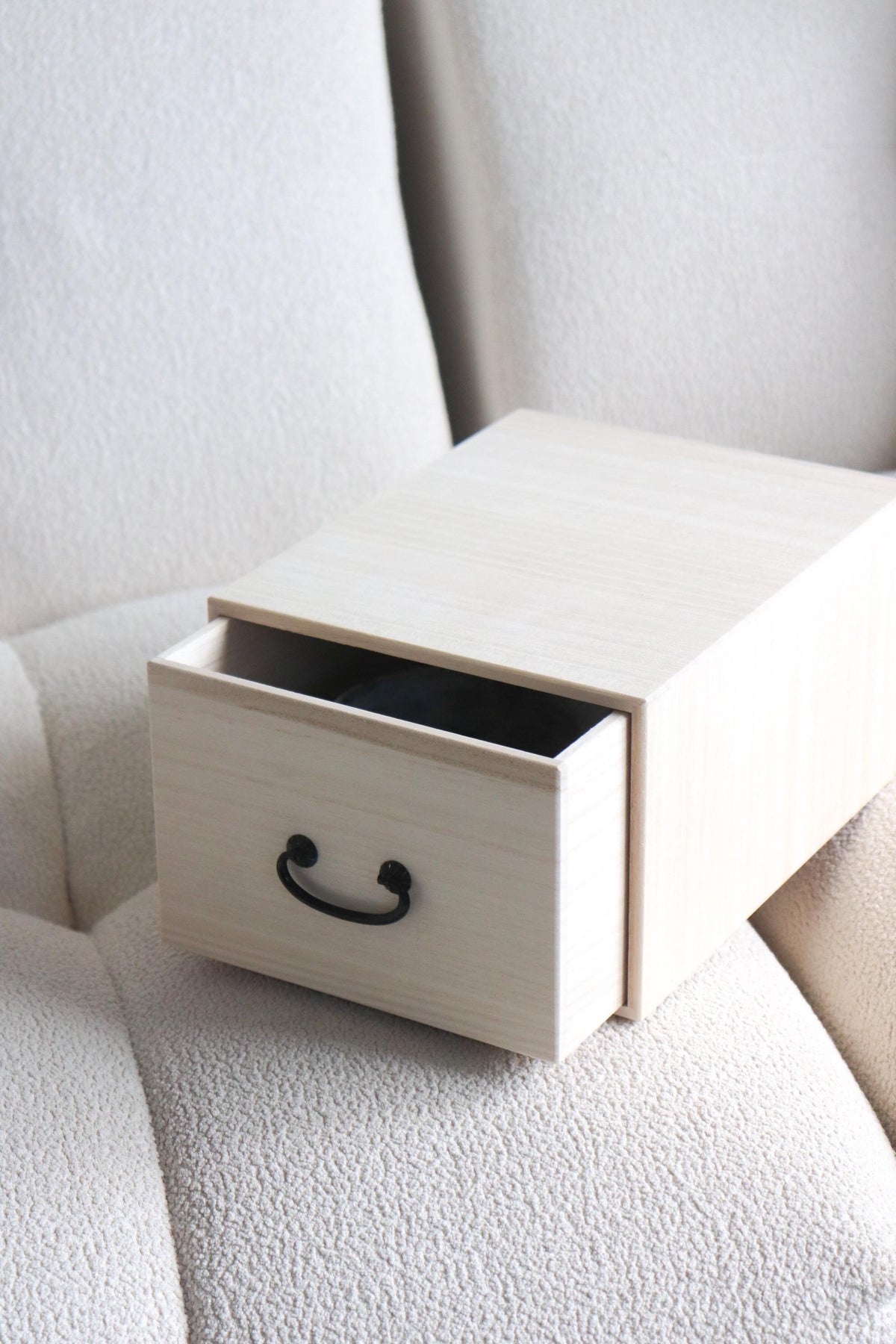 Japanese Matcha Storage Box, Paulownia Wood Tea Utensil Organizer, Kiribako Drawer Box, Chawan Chasen Storage, Made in Japan