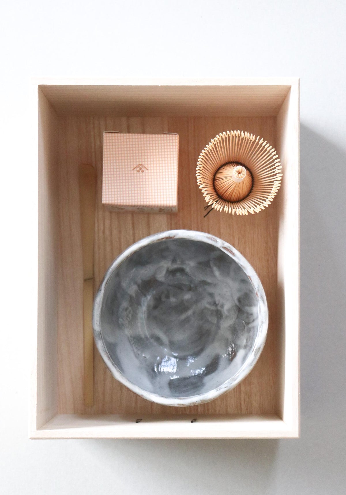 Japanese Matcha Storage Box, Paulownia Wood Tea Utensil Organizer, Kiribako Drawer Box, Chawan Chasen Storage, Made in Japan