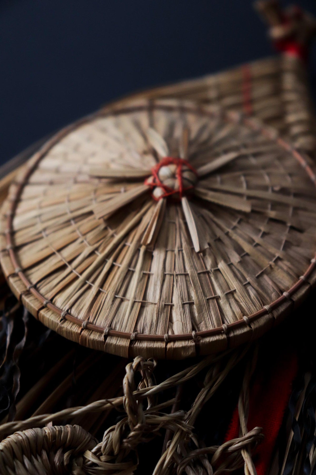 Vintage Japanese Mino Straw Raincoat Wall Object, Traditional Folk Art Hanging, Mingei Sculpture