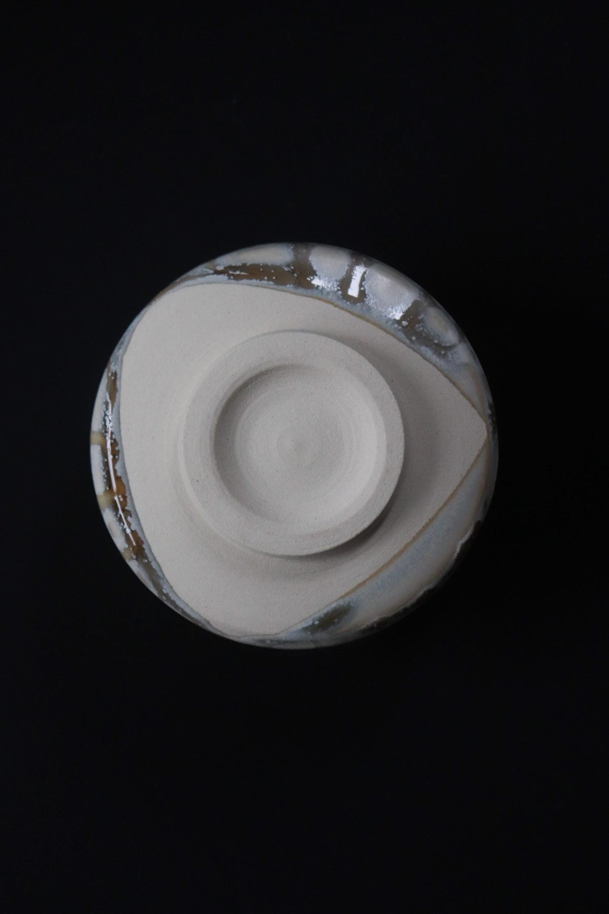 Japanese Matcha Bowl, Green Mino Ware Chawan, Nodate Tea Bowl, Handmade Ceramic Matcha Bowl, Made in Japan