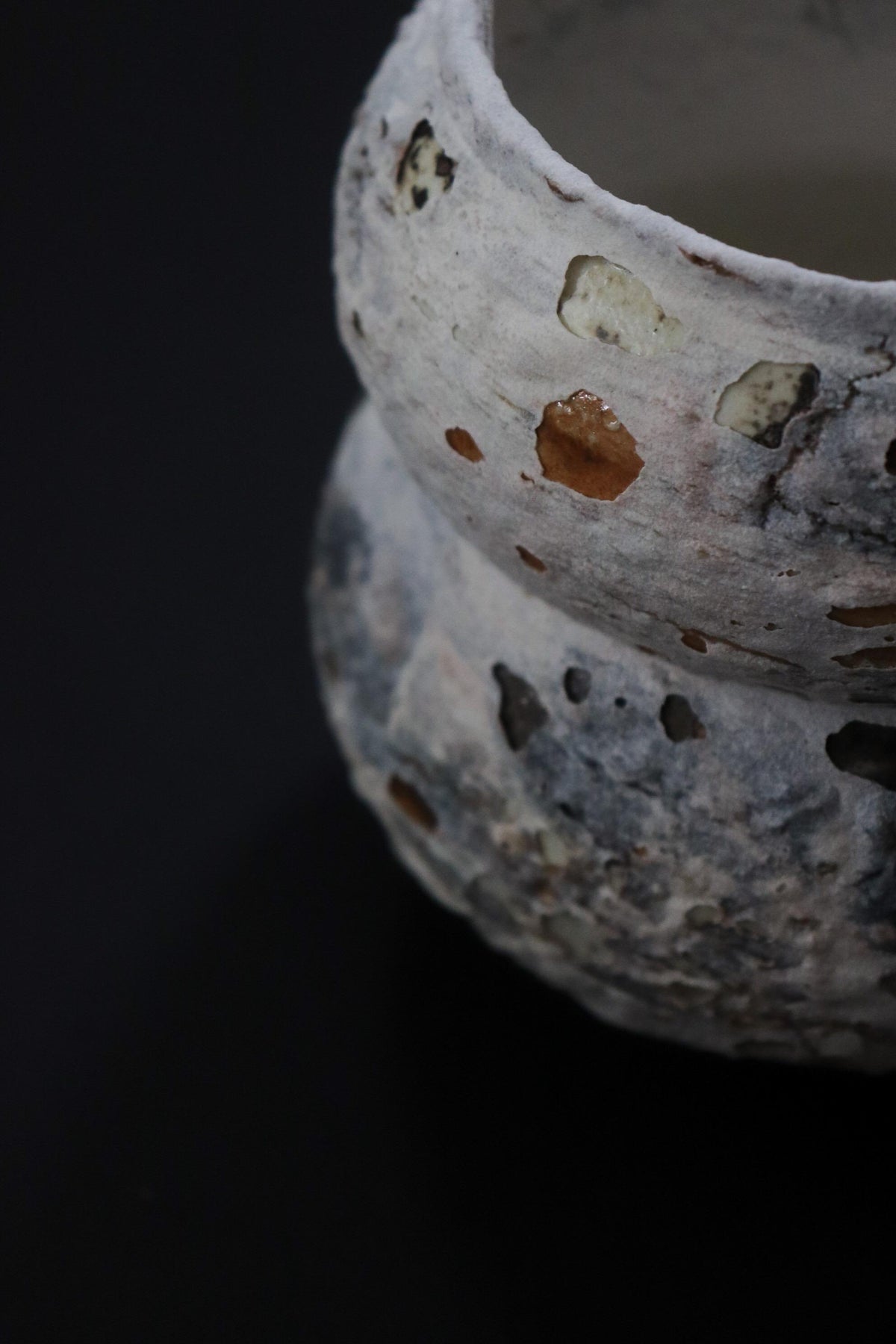 Japanese Ceramic Bonsai Pot, Artist Made Textured Planter, Caudex Succulent Pot, Wabi Sabi Planter, One of a Kind Japanese Pottery